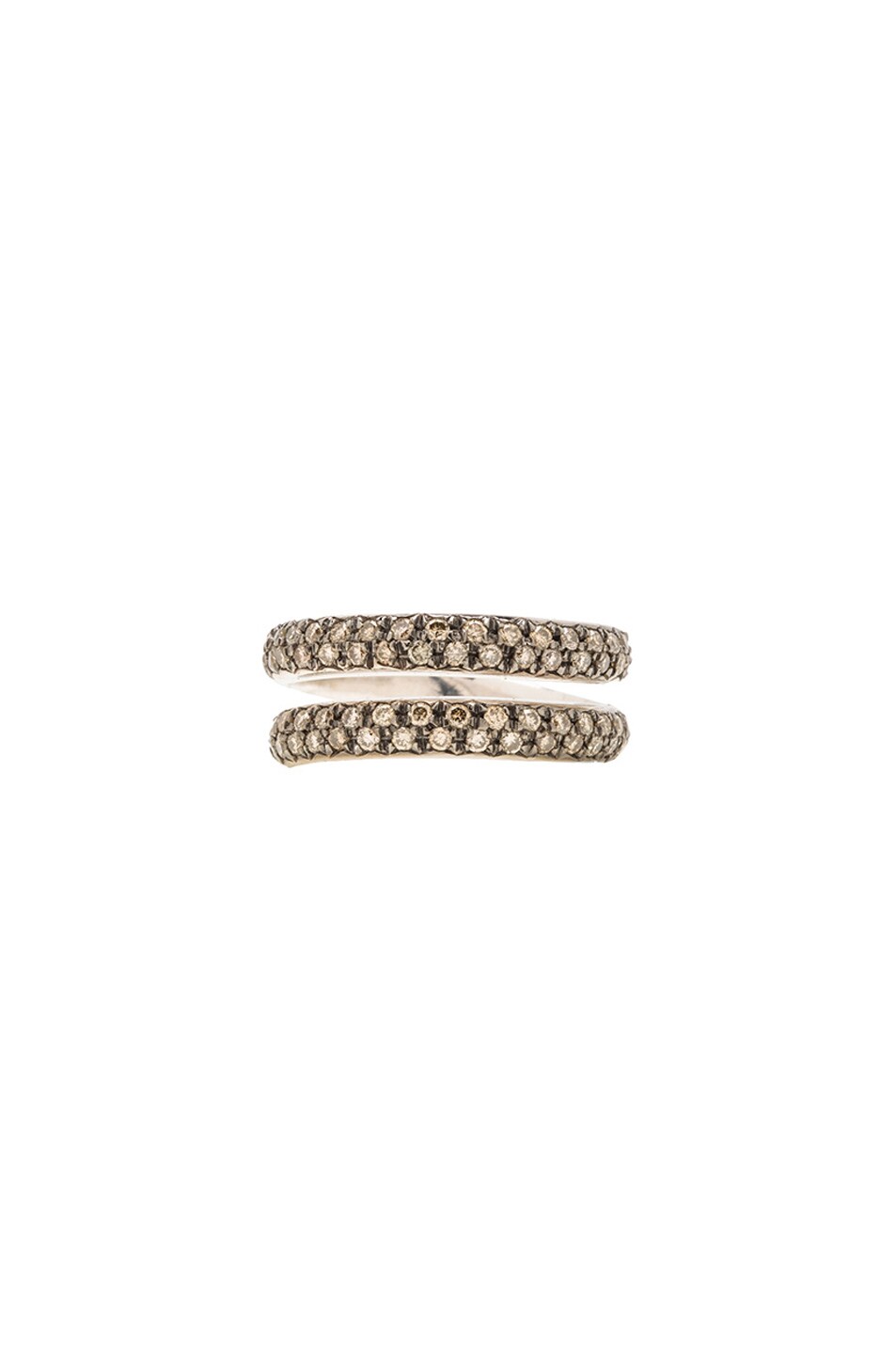 Image 1 of Ileana Makri Diamond Hug Ring in White Gold