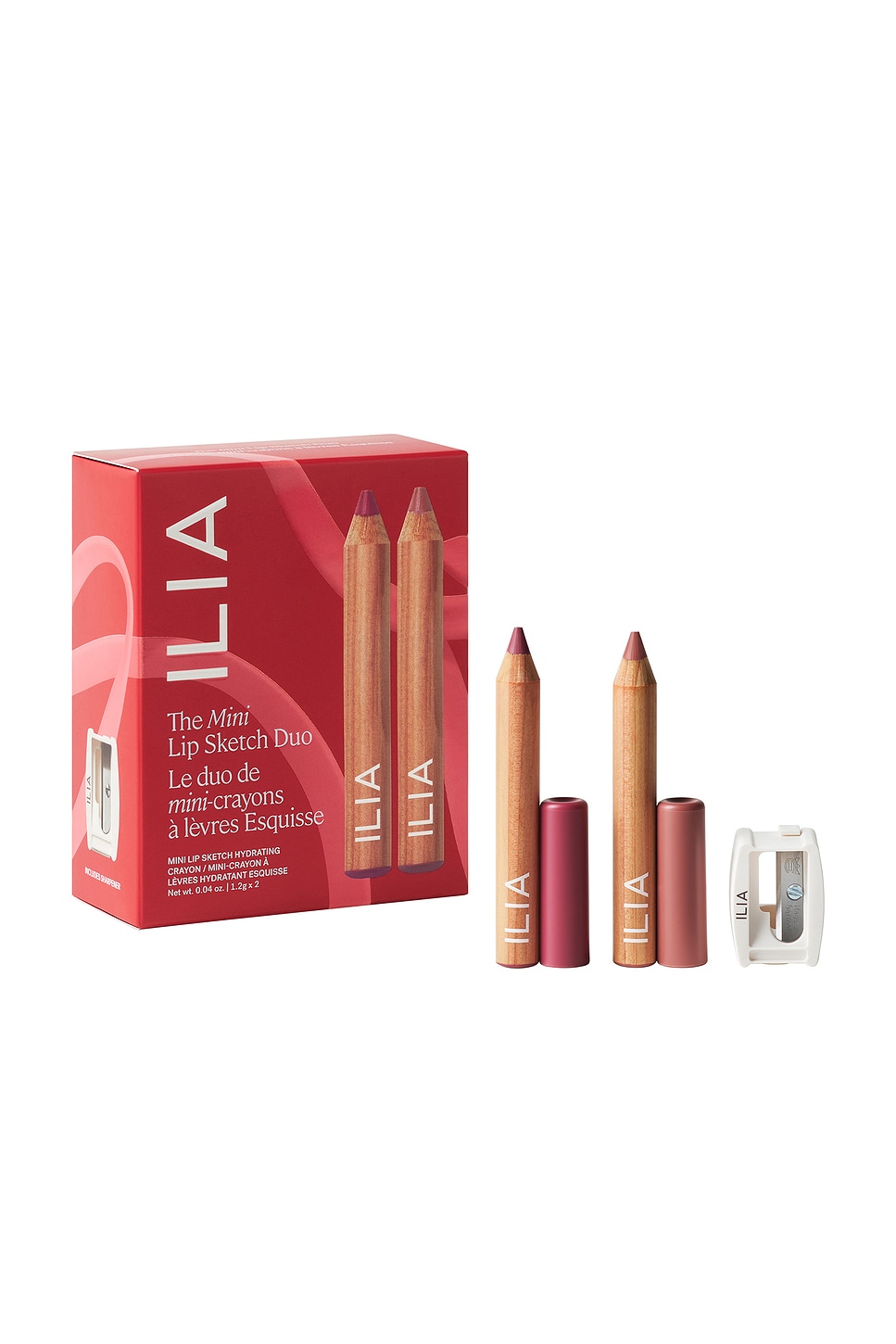 Ilia Lip Sketch Duo In Red