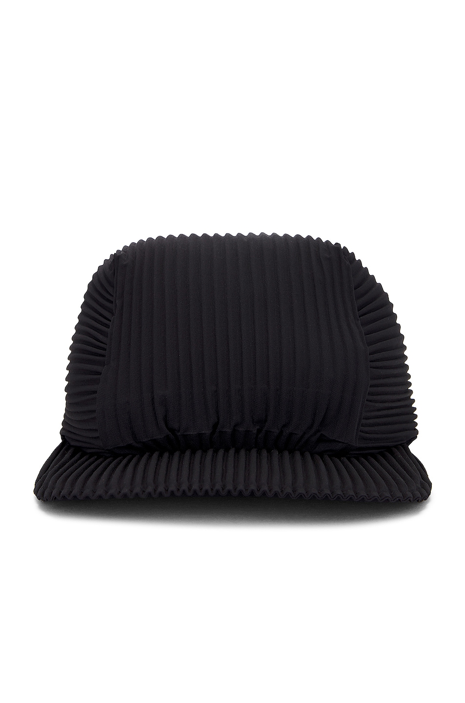 Pleats Cap in Black