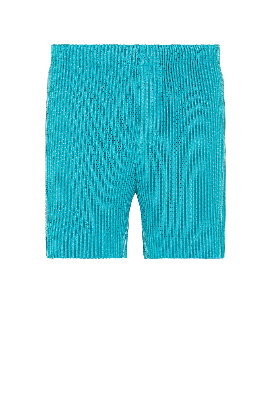 Image 1 of Homme Plisse Issey Miyake Outer Mesh Shorts in Light Blue