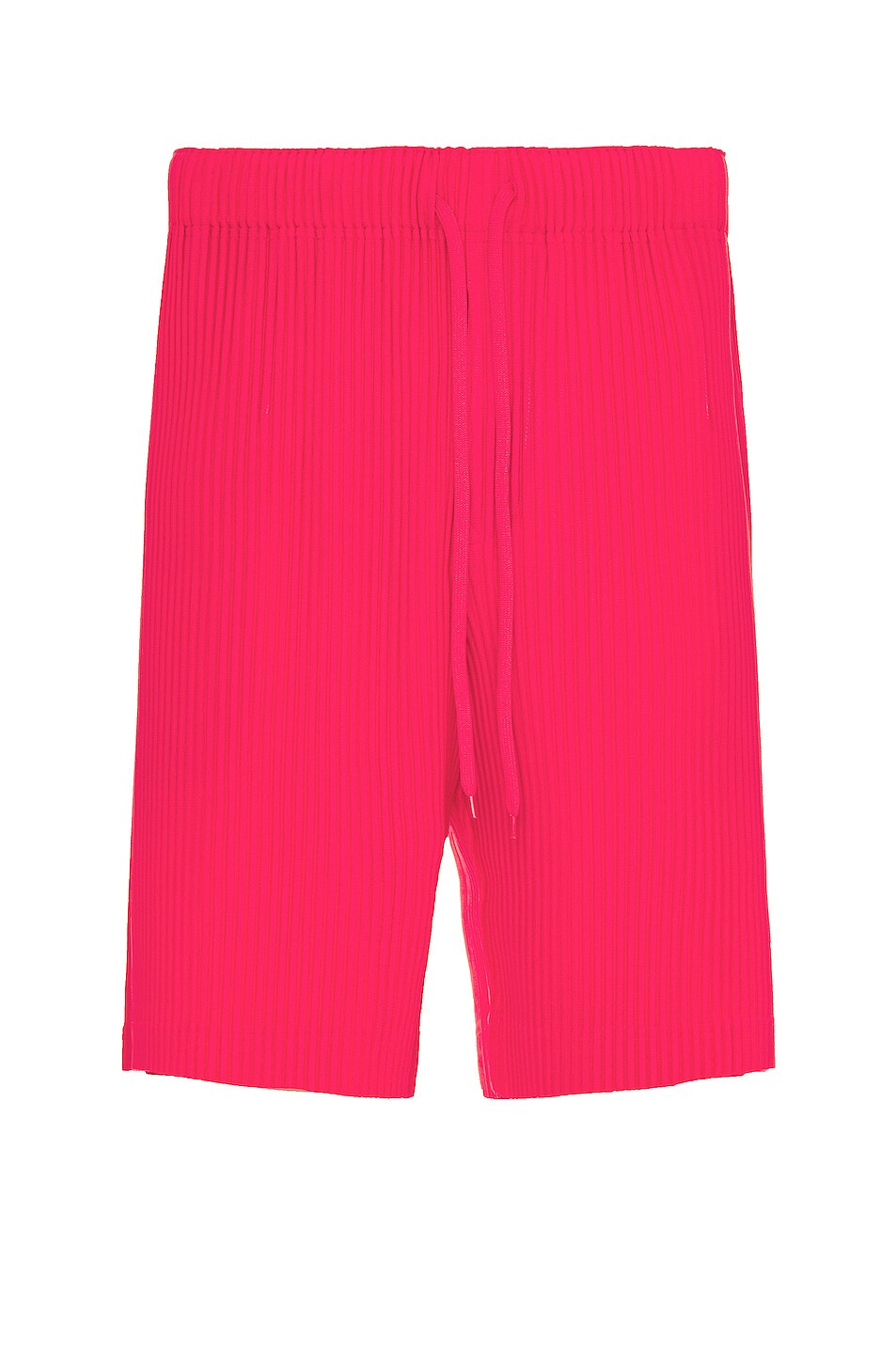 Image 1 of Homme Plisse Issey Miyake Shorts in Shock Red