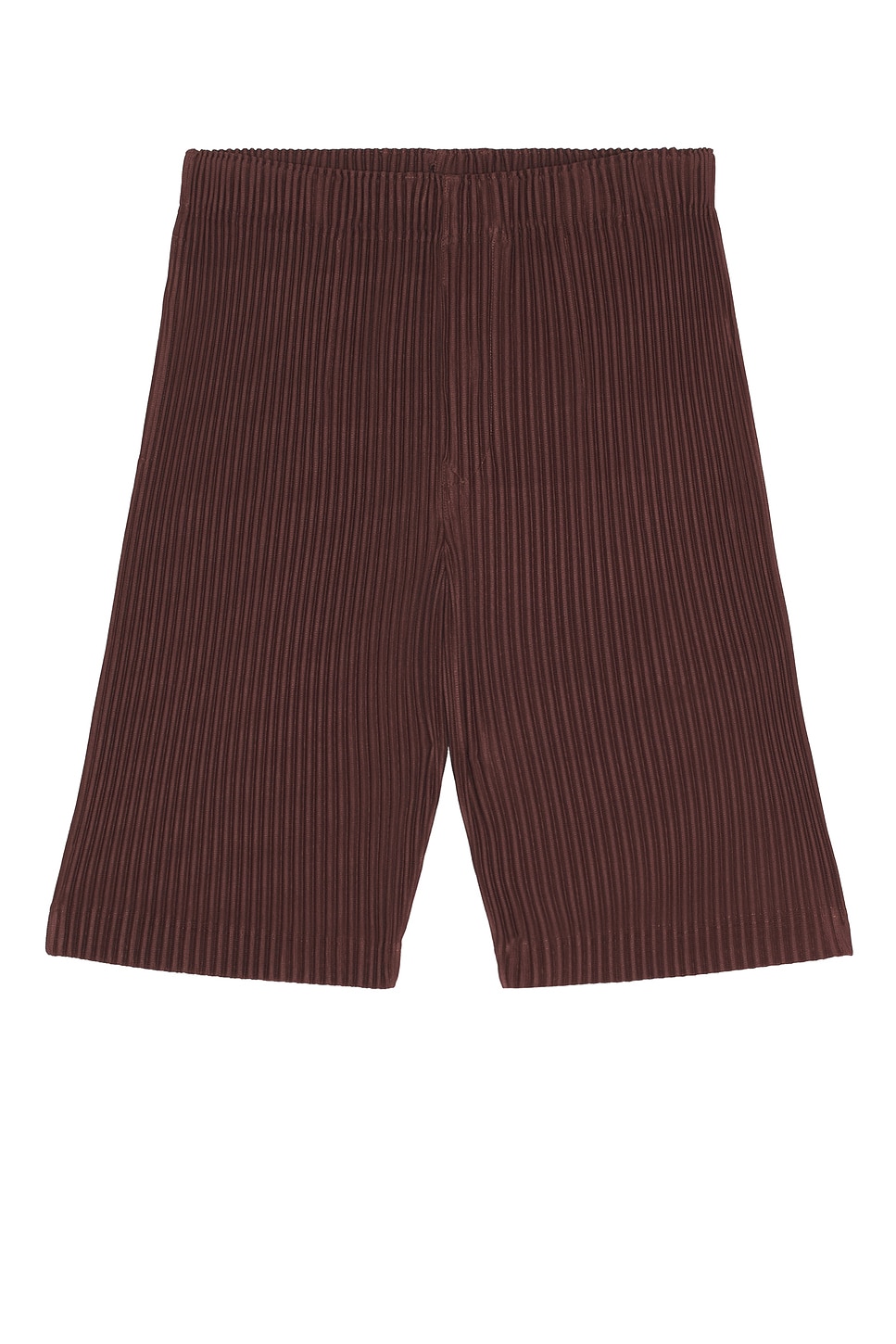 Image 1 of Homme Plisse Issey Miyake Color Pleats Shorts in Edge Brown