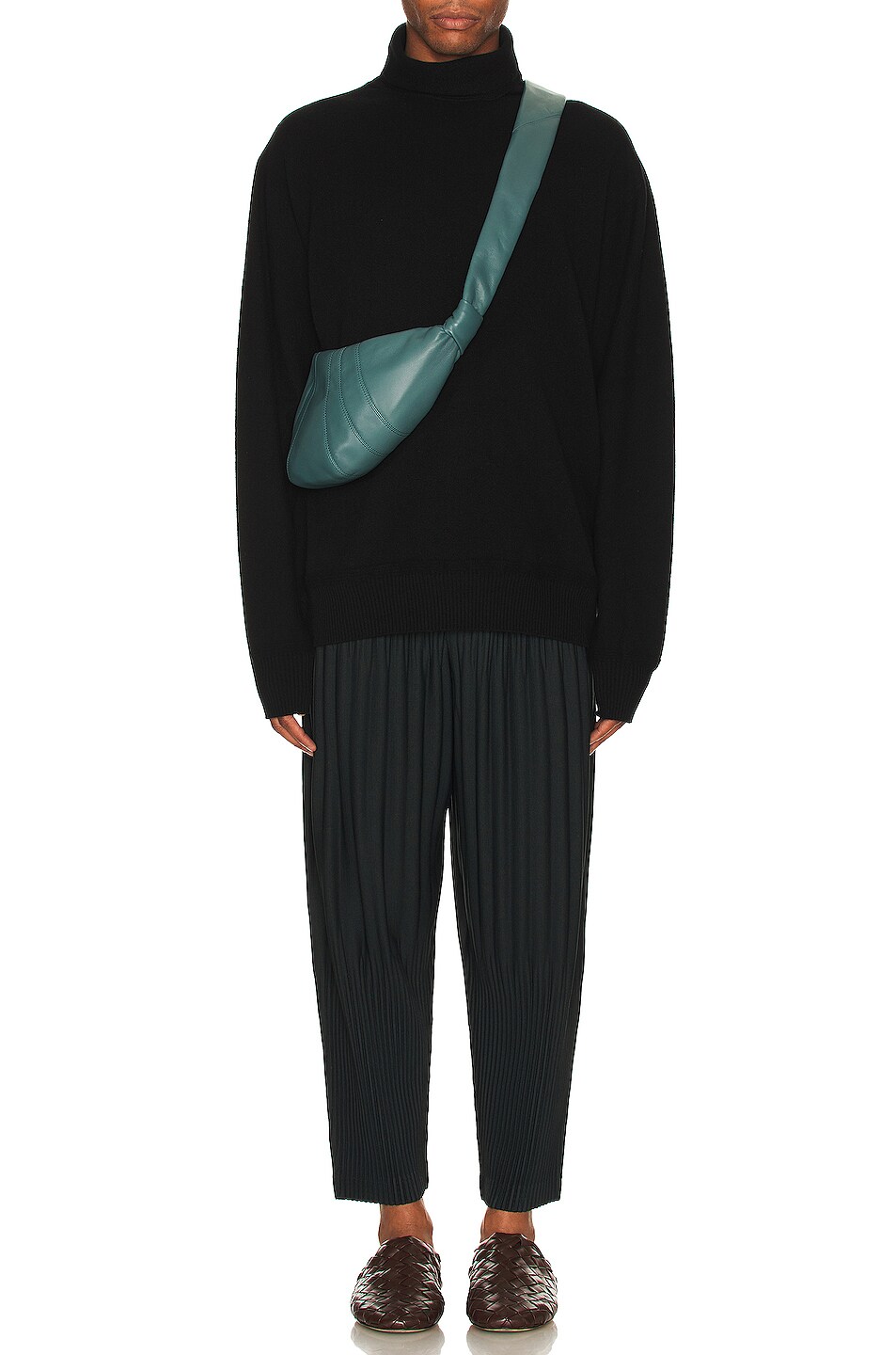 Image 1 of Homme Plisse Issey Miyake Wool Smooth Sweater in Black