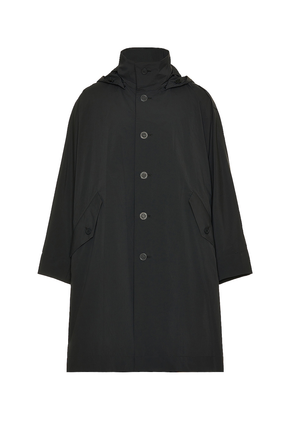 Image 1 of Homme Plisse Issey Miyake Flip Coat in Black