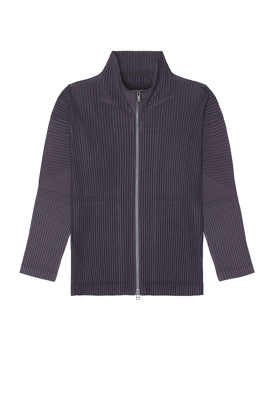 Image 1 of Homme Plisse Issey Miyake Color Pleats Jacket in Taupe Violet