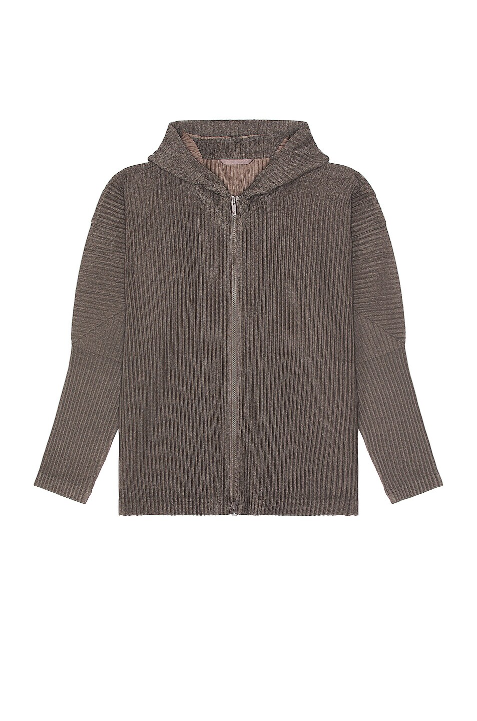 Image 1 of Homme Plisse Issey Miyake Heather Pleats Jacket in Gray