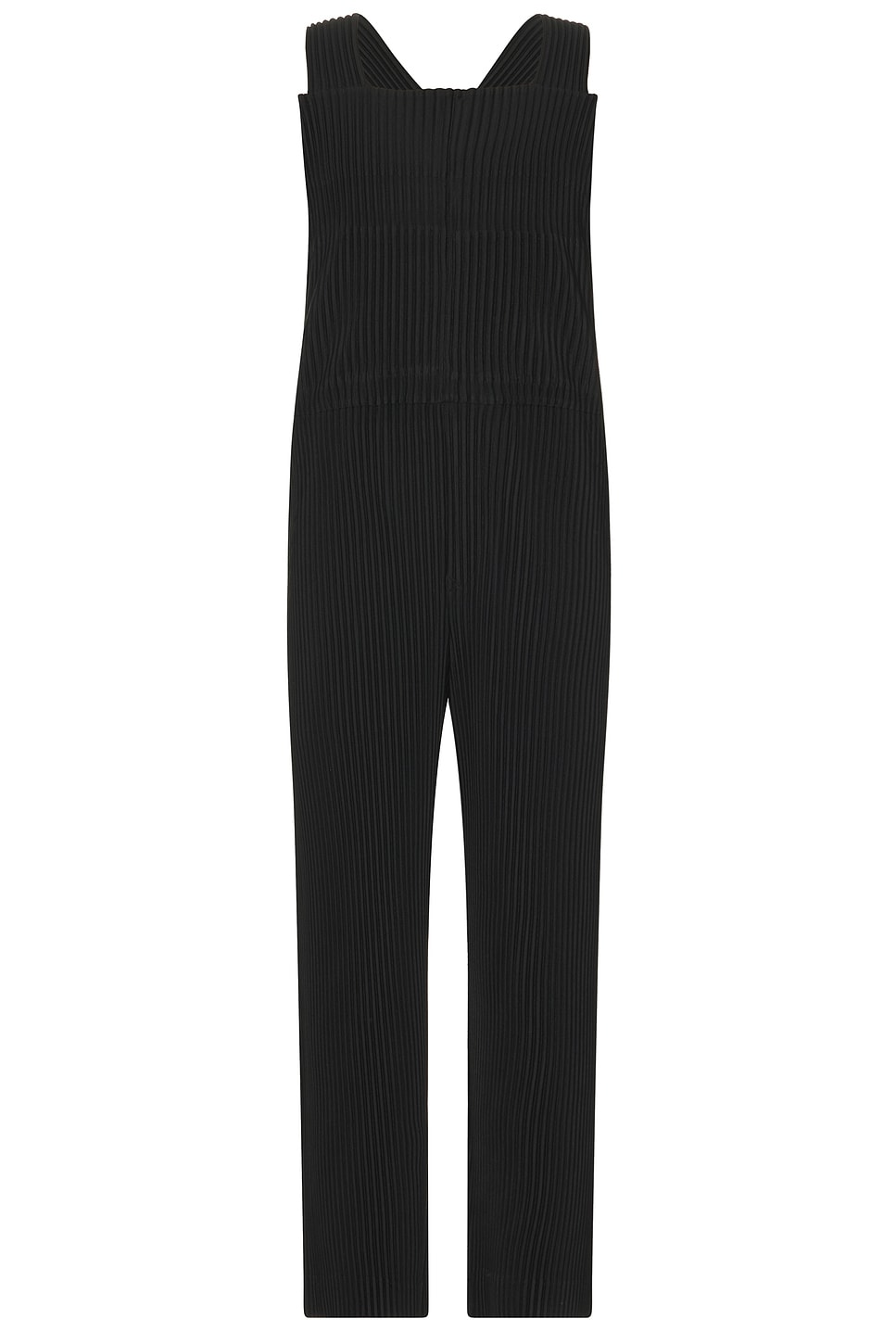 Pleats 1 Overalls in Black