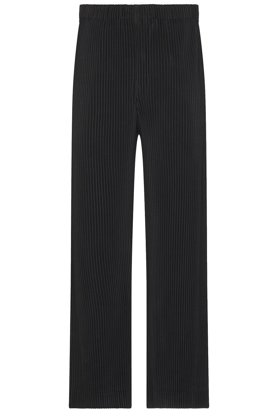 Image 1 of Homme Plisse Issey Miyake Pleats 3 Flare Bottom Pants 3 in Black