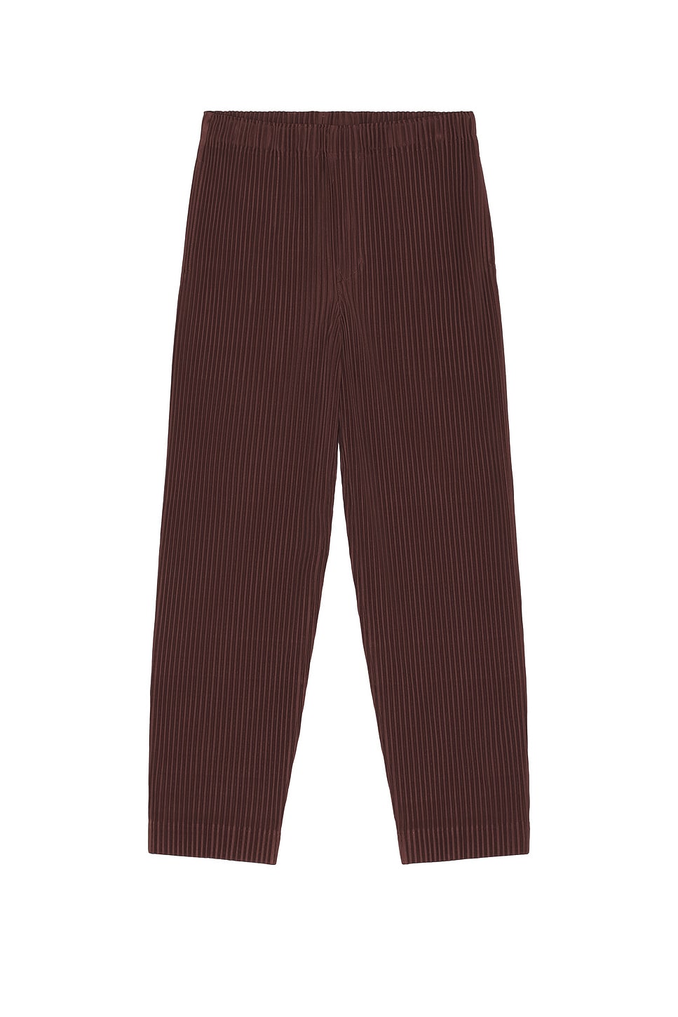 Image 1 of Homme Plisse Issey Miyake Color Pleats Straight Pant in Edge Brown