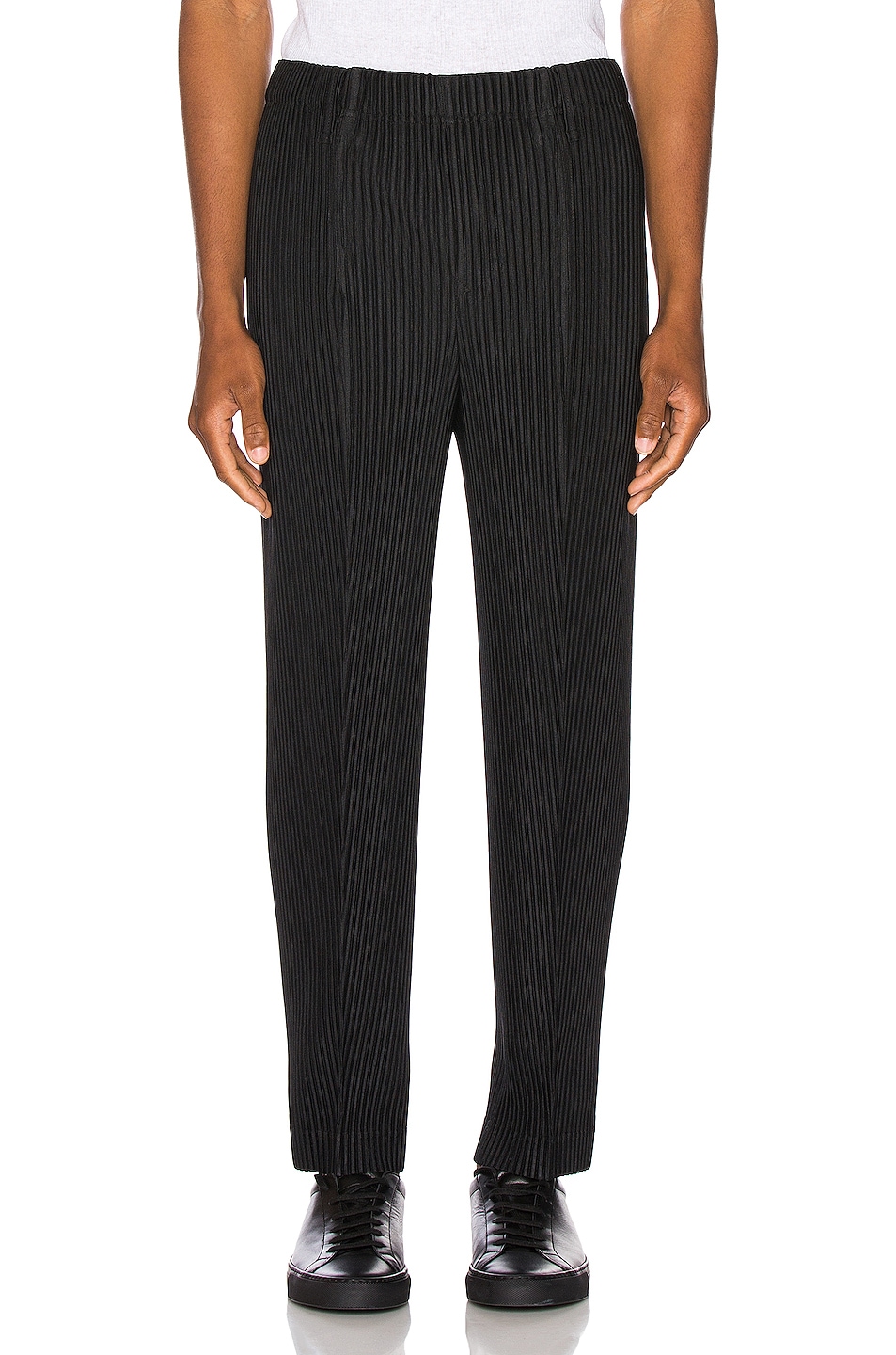 Image 1 of Homme Plisse Issey Miyake Tailored Pleats 2 Trousers in Black