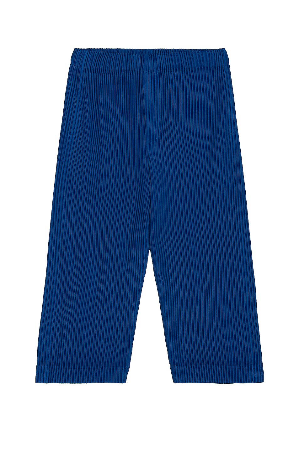 Image 1 of Homme Plisse Issey Miyake Colorful Pleat Crop Straight Pant in Deep Blue