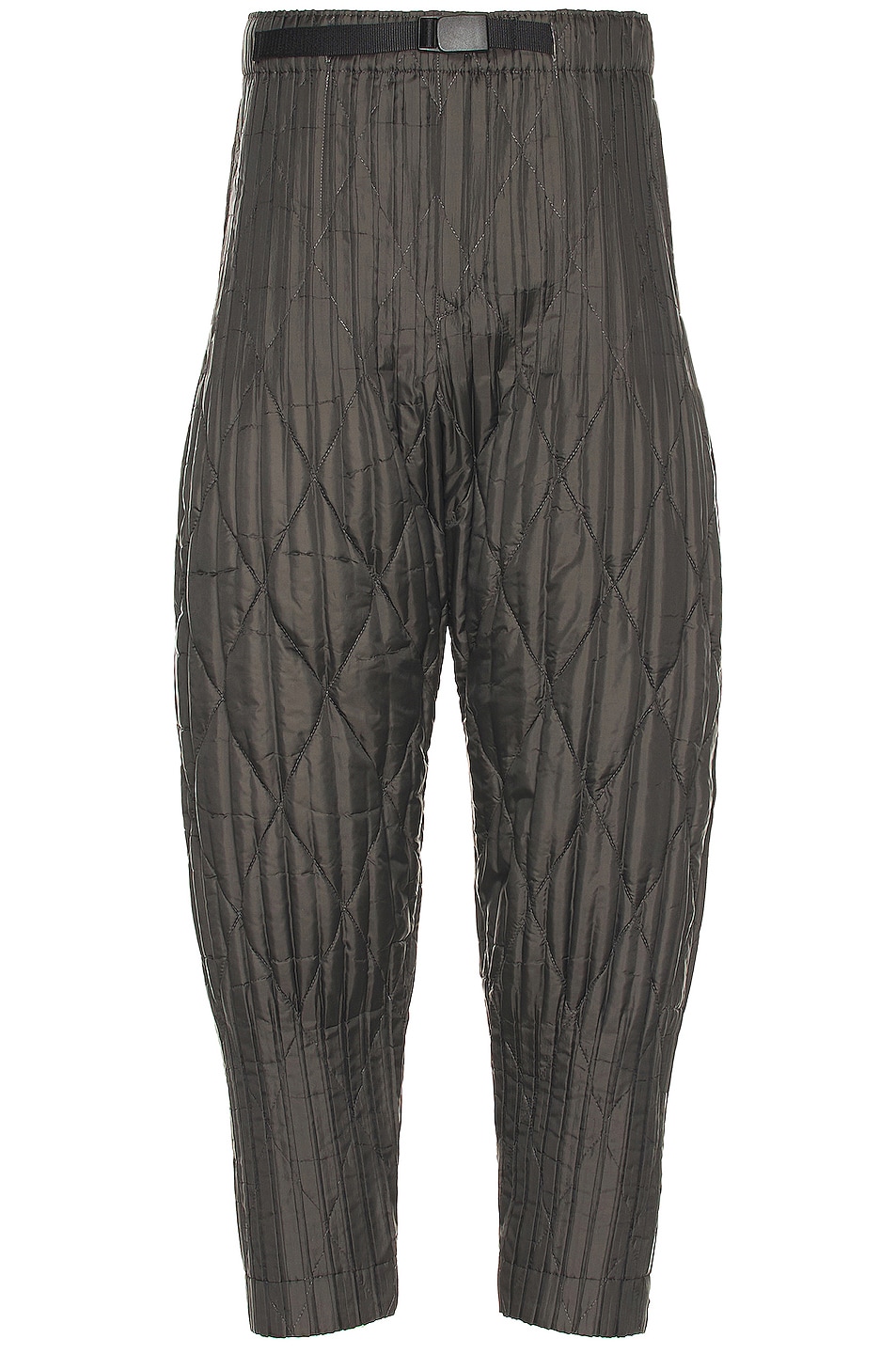 Image 1 of Homme Plisse Issey Miyake Padded Pleats Relaxed Pant in Khaki