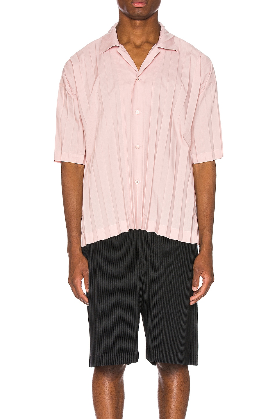 Image 1 of Homme Plisse Issey Miyake Edge Shirt in Pink