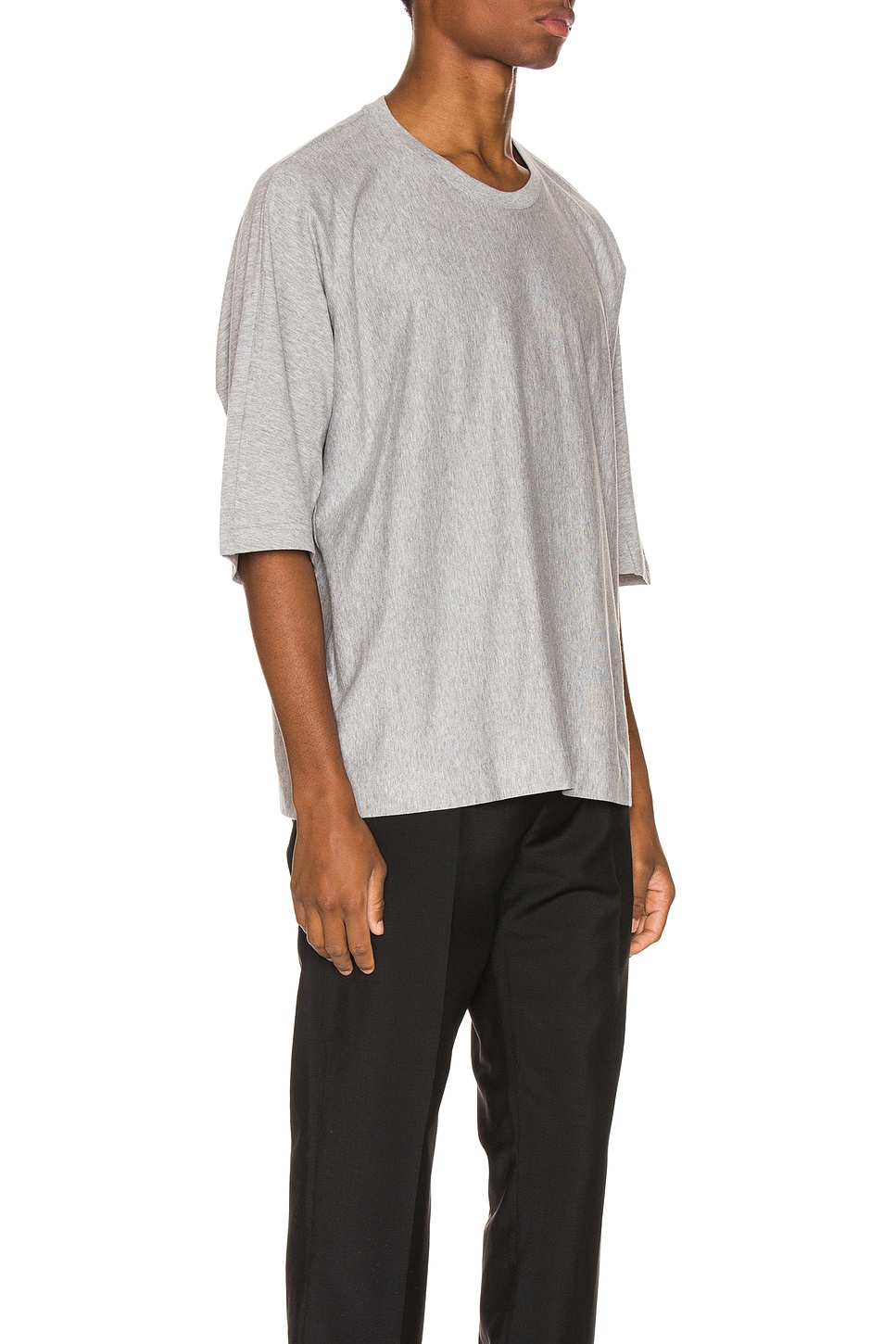 Image 4 of Homme Plisse Issey Miyake Release Tee in Gray
