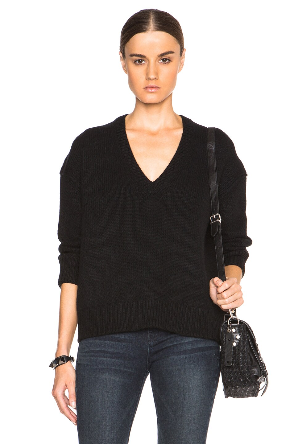 Image 1 of Inhabit Cashmere Cate Sweater in Black