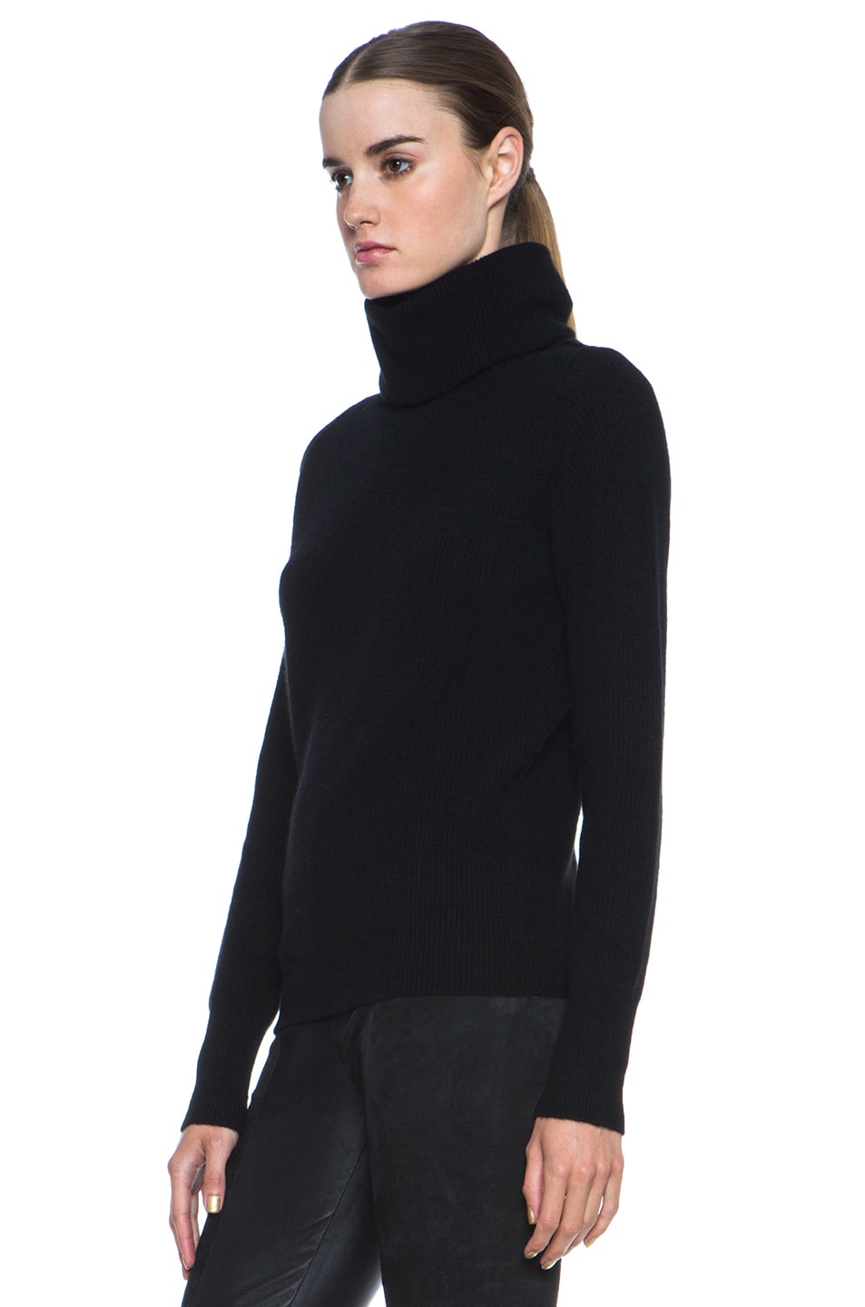 Inhabit Cashmere Turtleneck in Black | FWRD