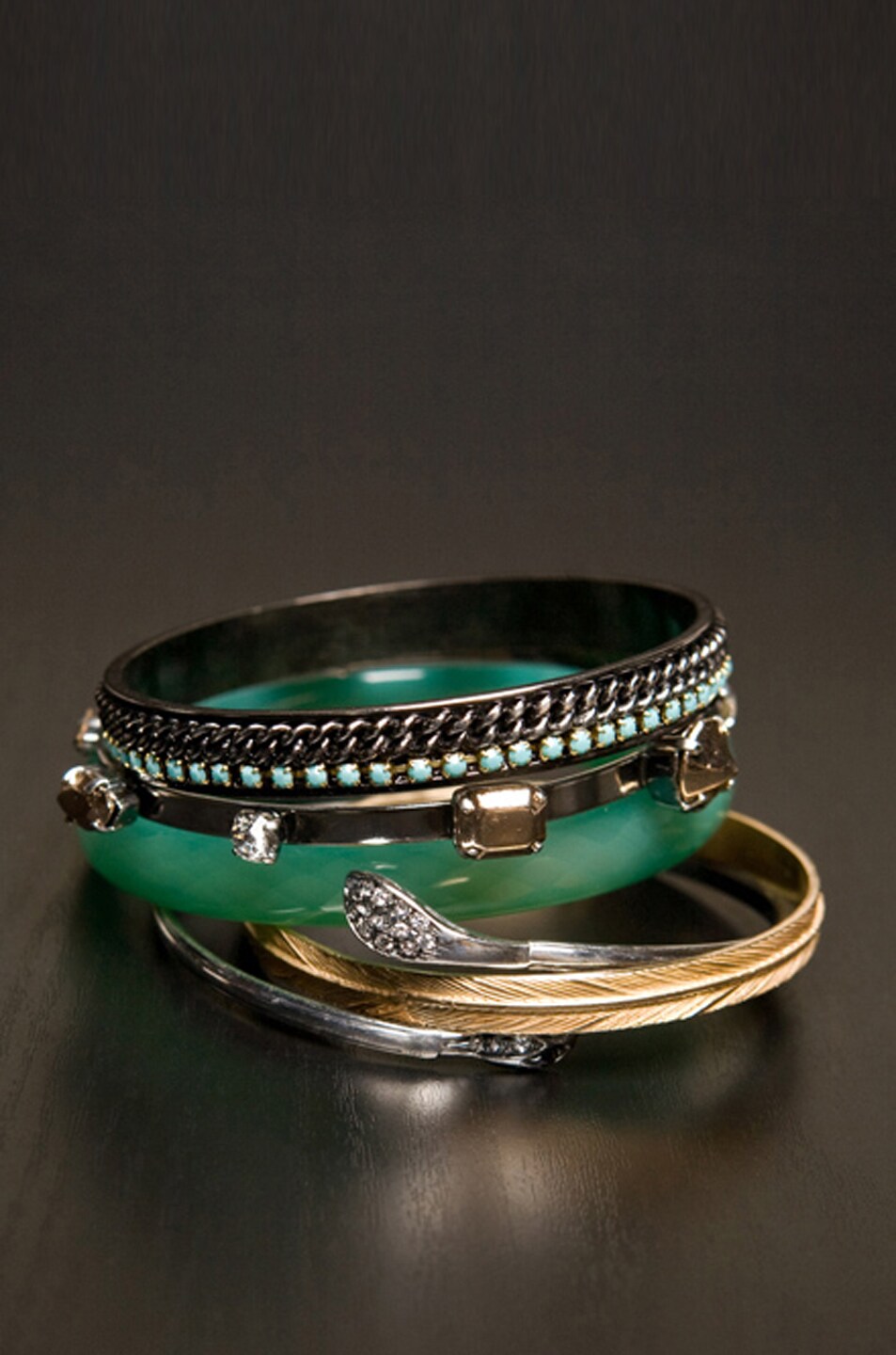 Image 1 of Iosselliani Multi Set of Bracelets in Mixed