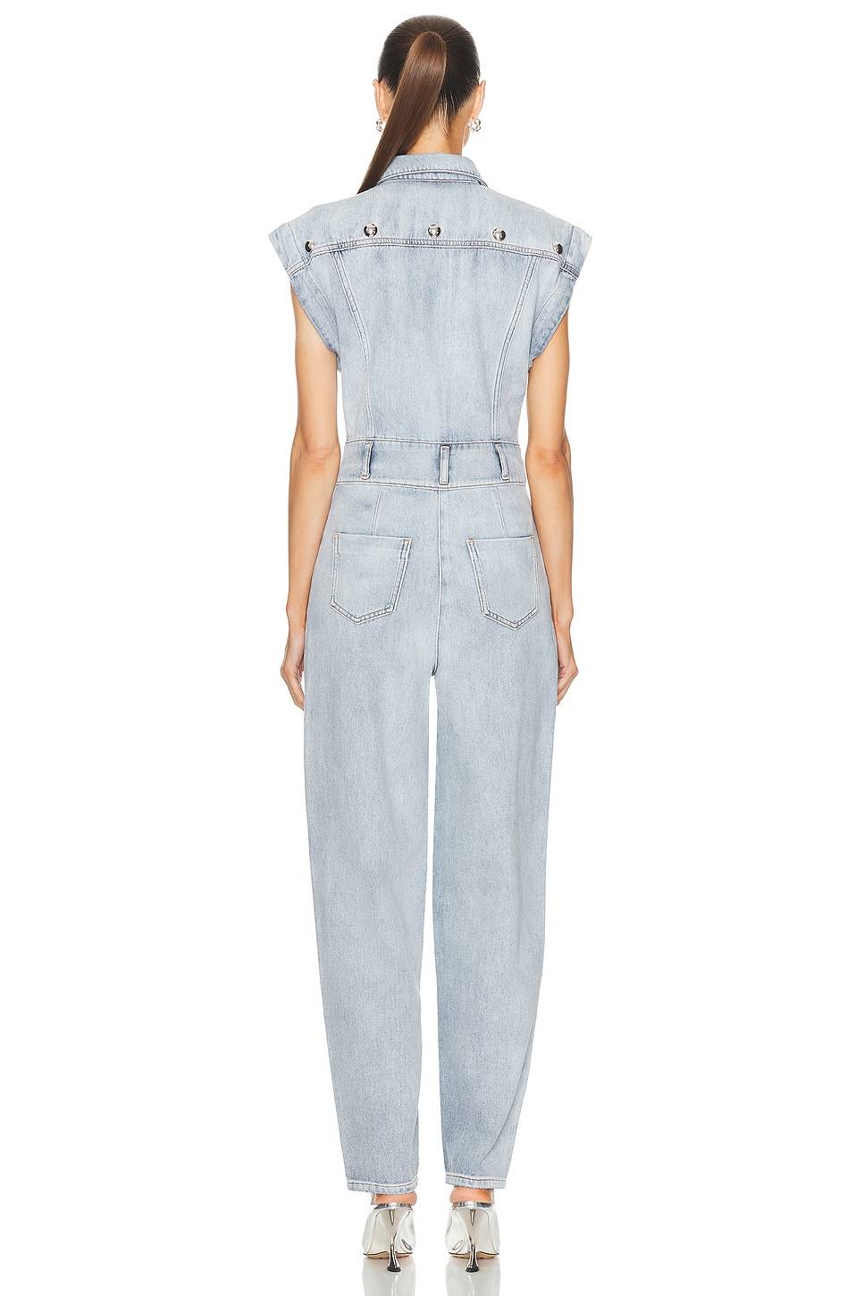 Firat Collared Button Up Jumpsuit - Thumbnail 3