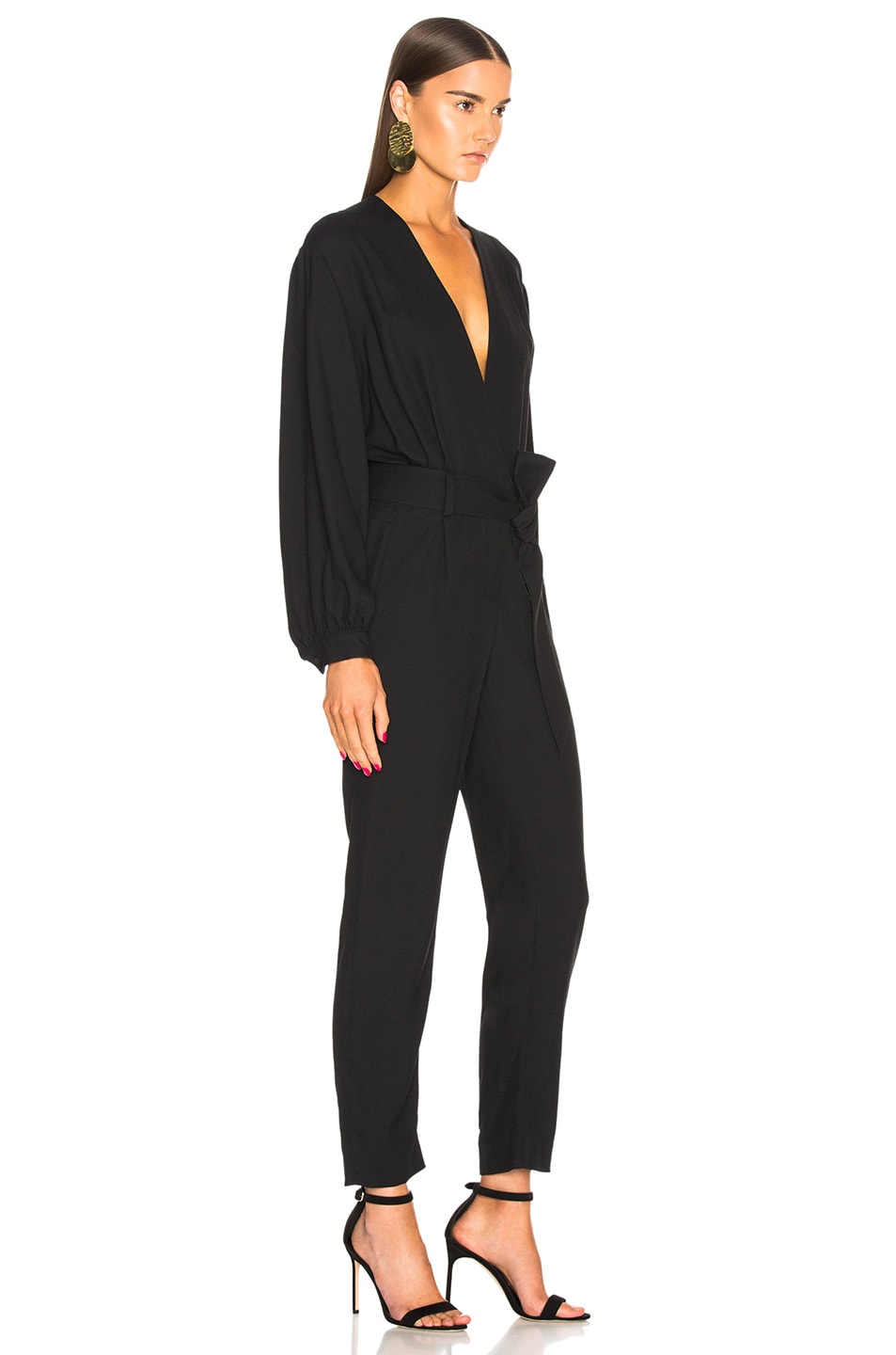IRO Frame Jumpsuit in Black FWRD