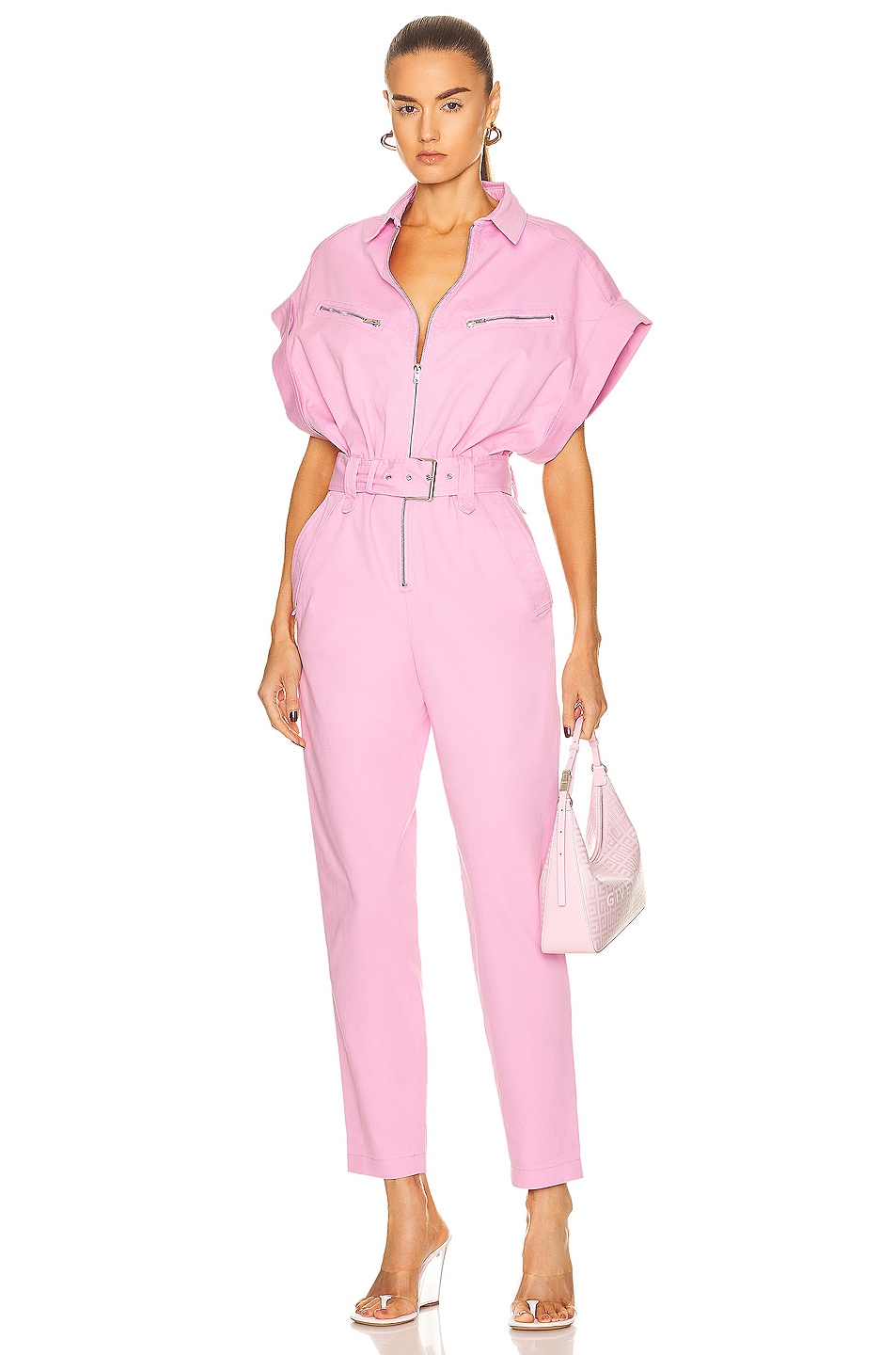 Image 1 of IRO Lavine Jumpsuit in Light Pink