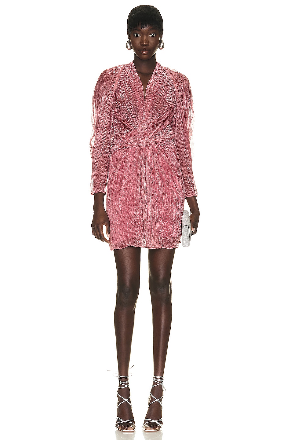 Image 1 of IRO Canian Dress in LIGHT PINK