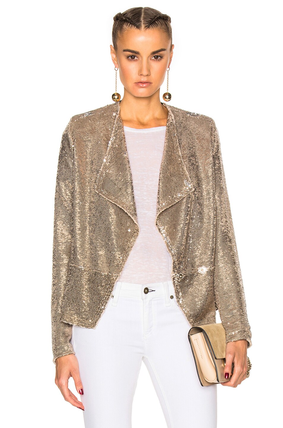 Image 1 of IRO Chill Jacket in Gold