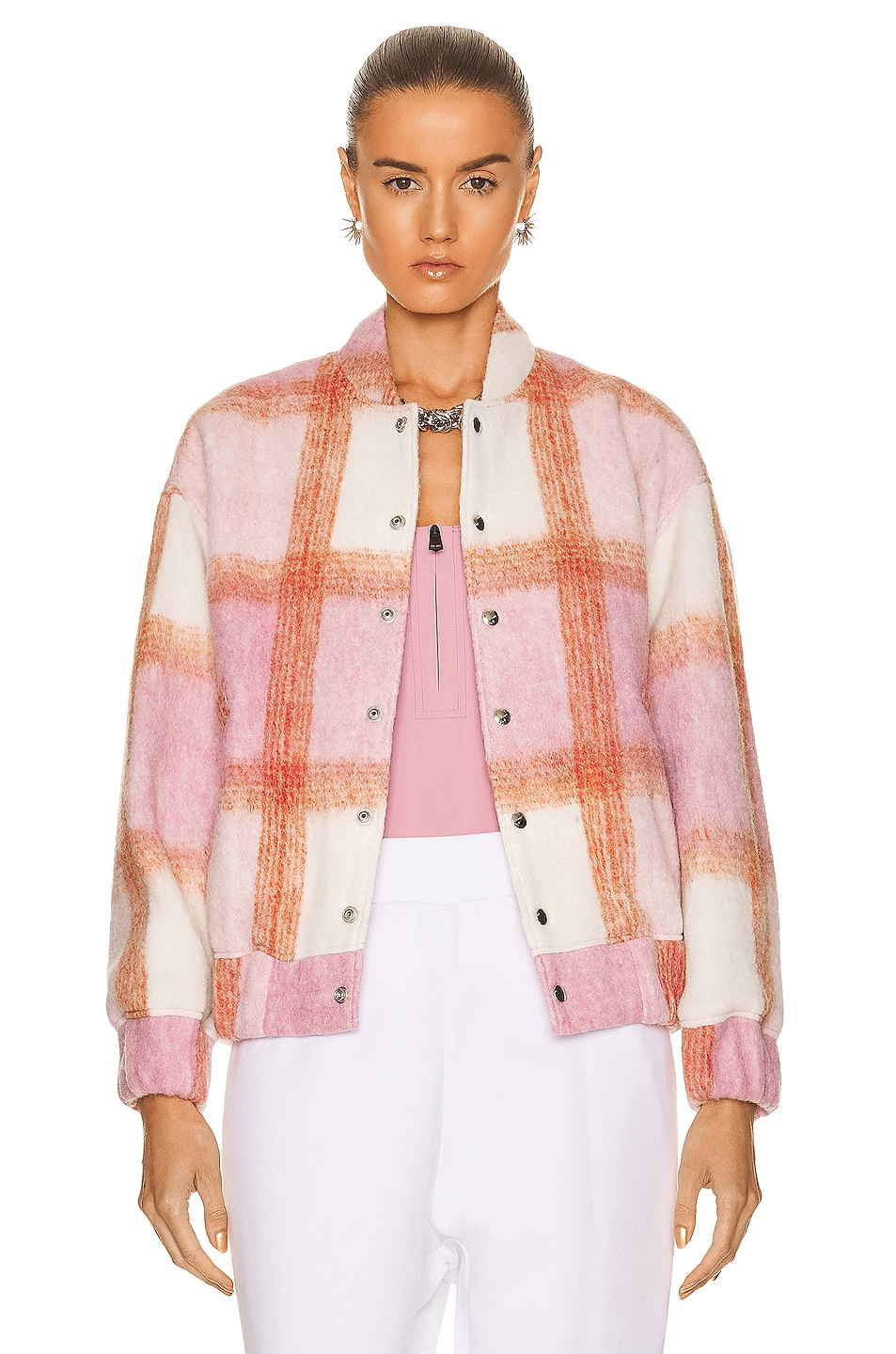 Image 1 of IRO Lahiana Jacket in Mixed Light Pink