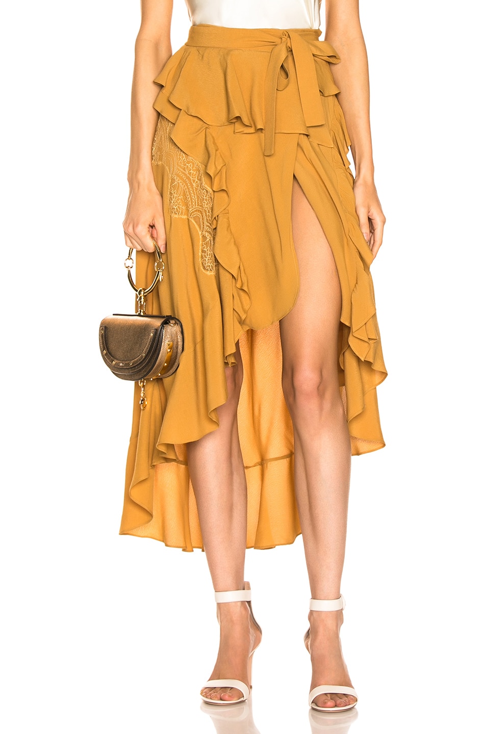 Image 1 of IRO Breathed Skirt in Beige