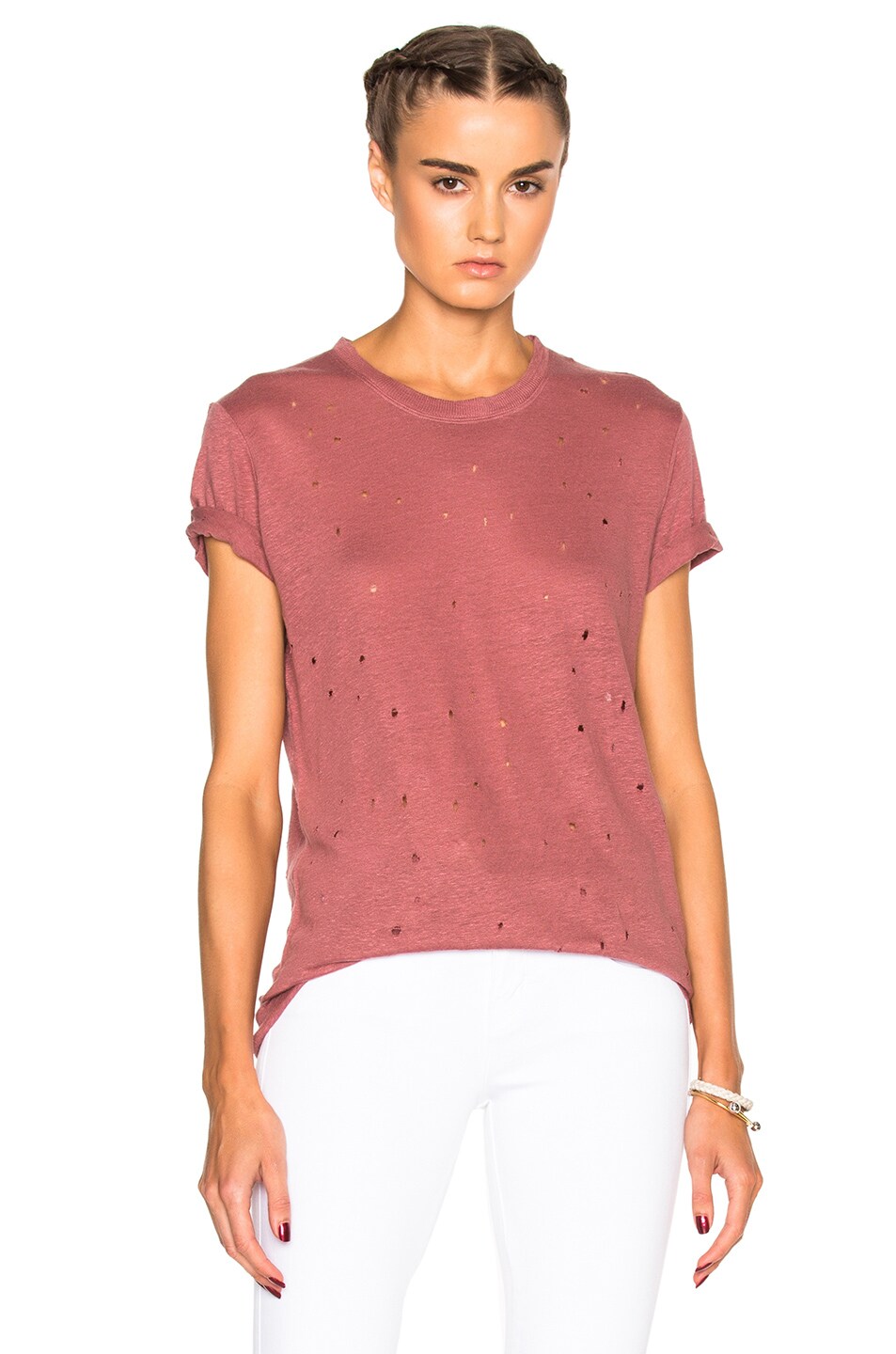 Image 1 of IRO Clay Tee in Pink