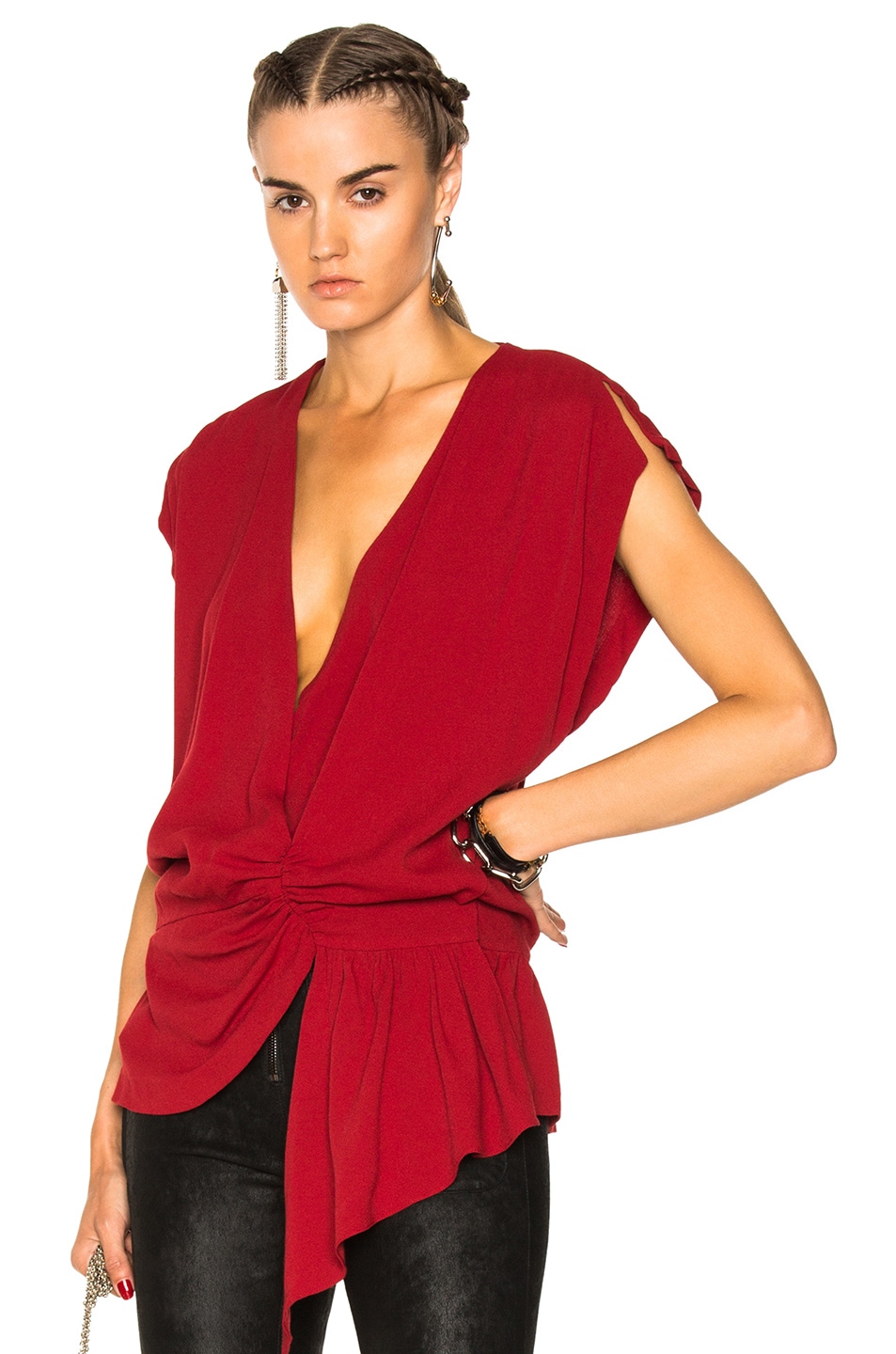 Image 1 of IRO Tramna Top in Red