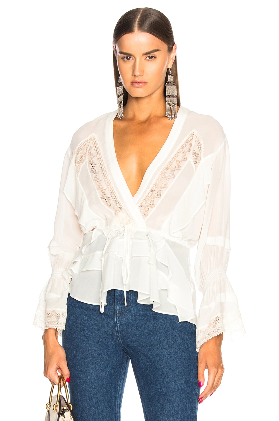 Image 1 of IRO Endless Blouse in White
