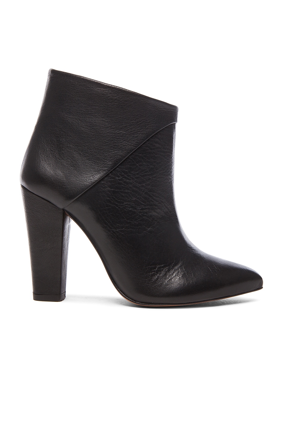 Image 1 of IRO Nora Leather Booties in Black