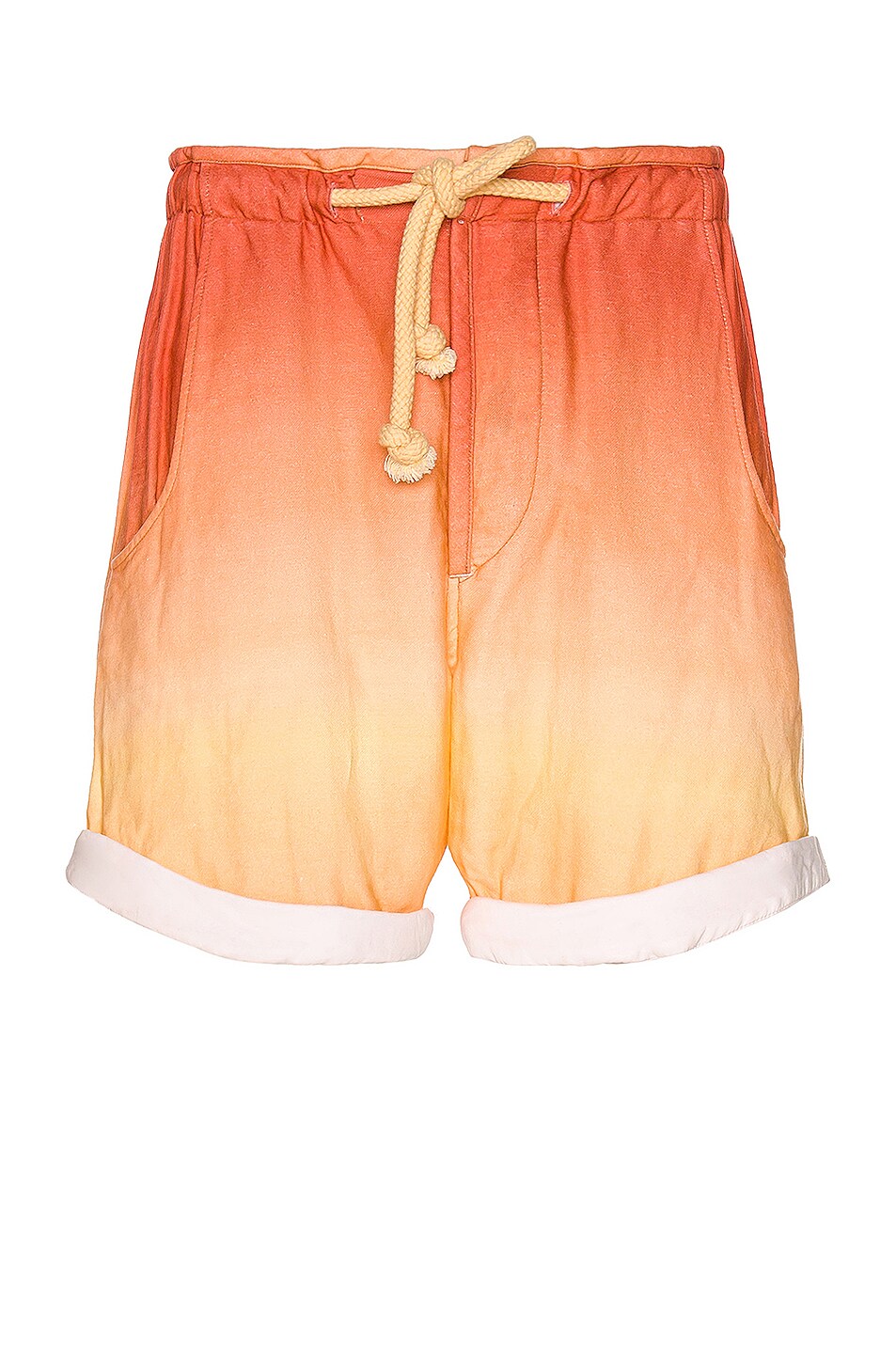 Image 1 of Isabel Marant Sunset Tubique Shorts in Tangerine