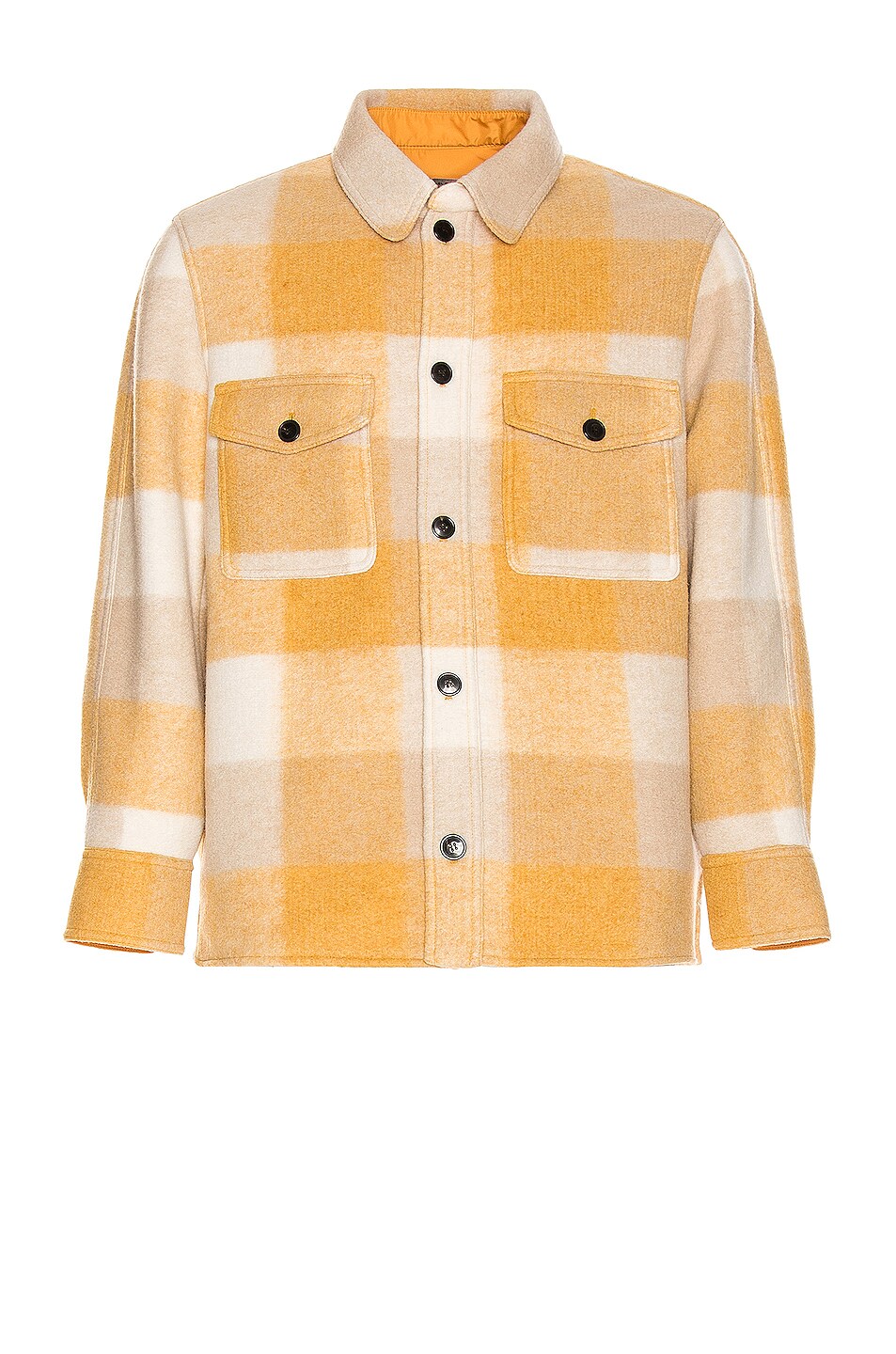 Image 1 of Isabel Marant Kervon Shirt Jacket in Honey