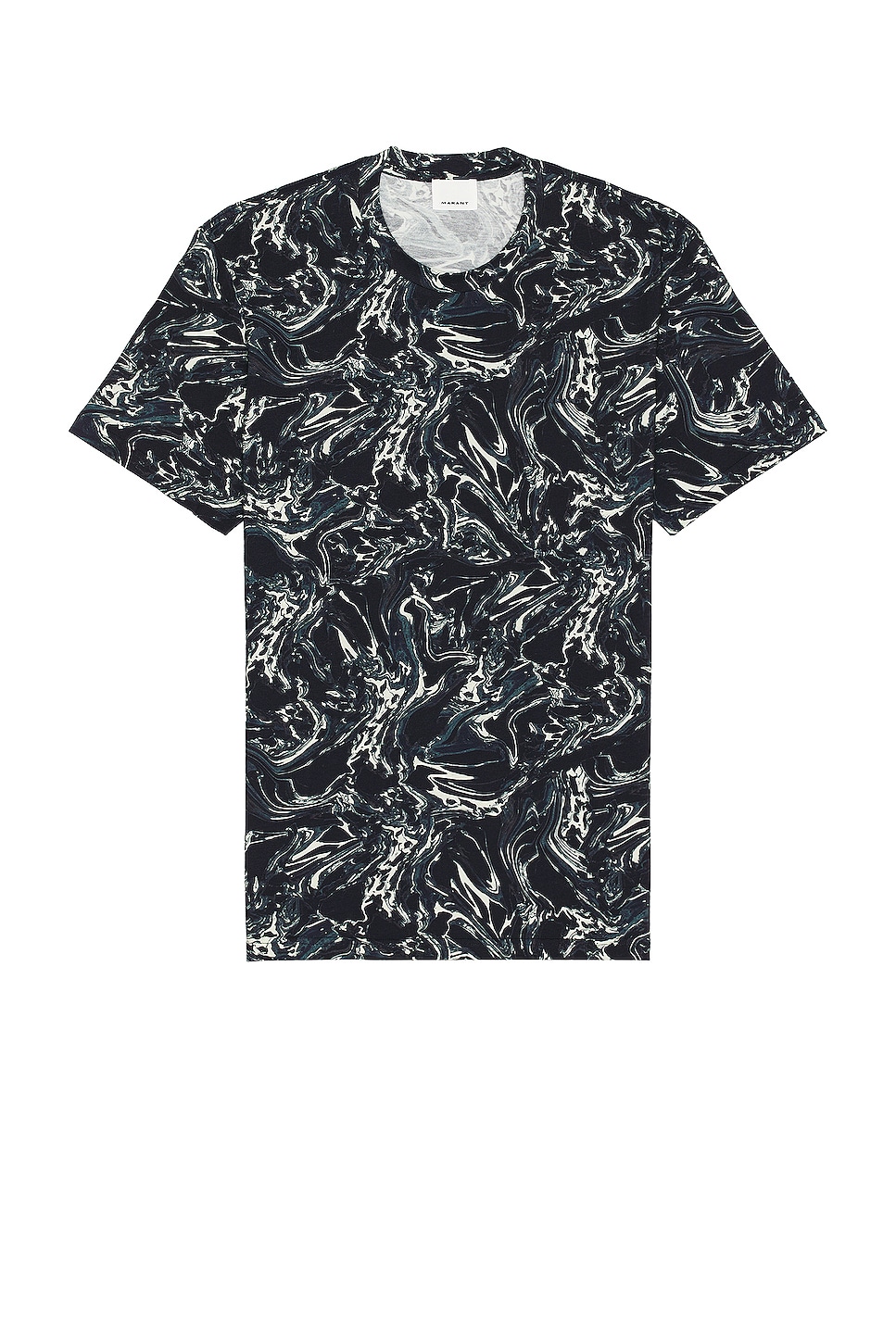 Image 1 of Isabel Marant Honore Marble T-shirt in Faded Night