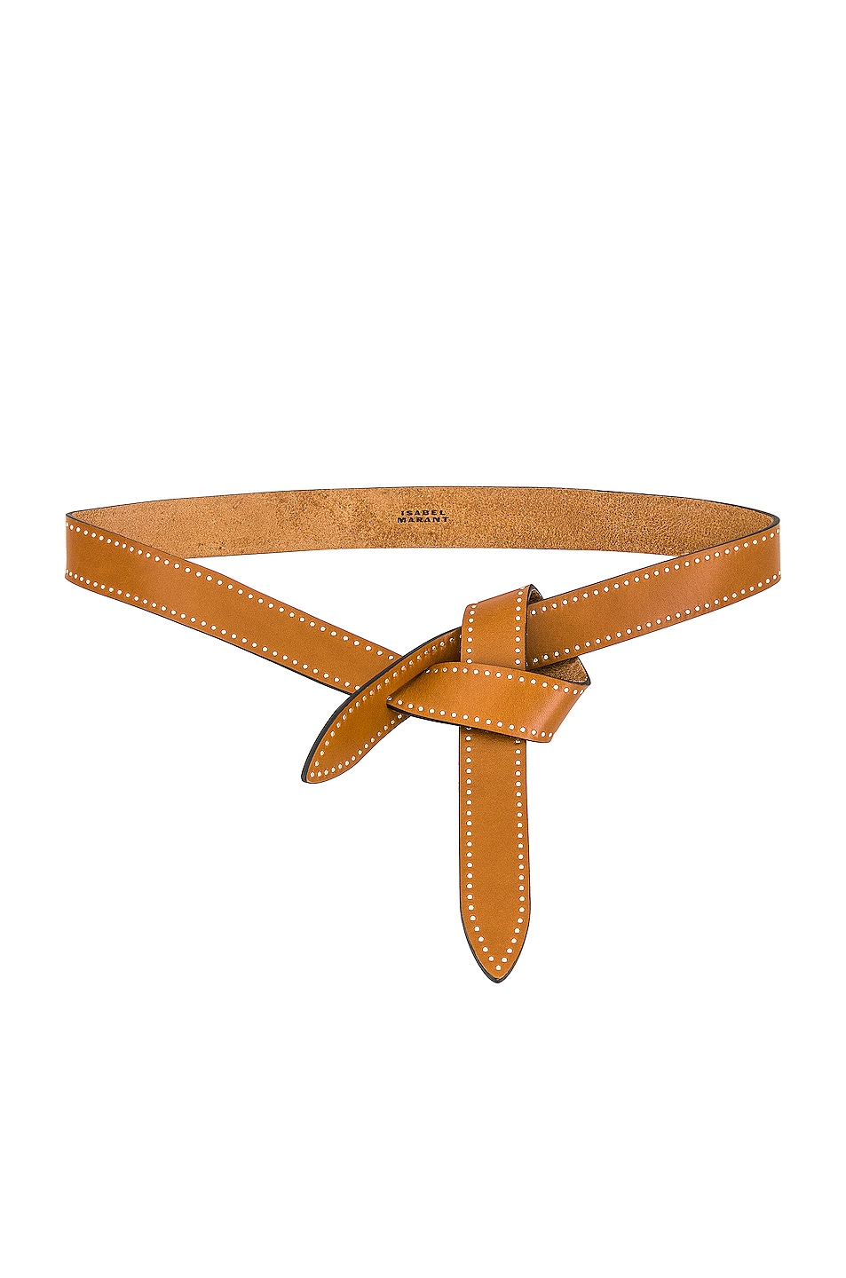 Lecce Studded Belt in Brown