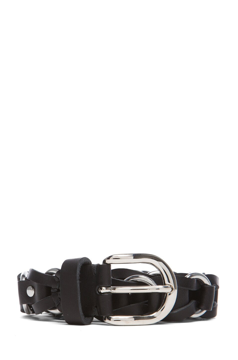 Image 1 of Isabel Marant Deakin Braided Belt in Black
