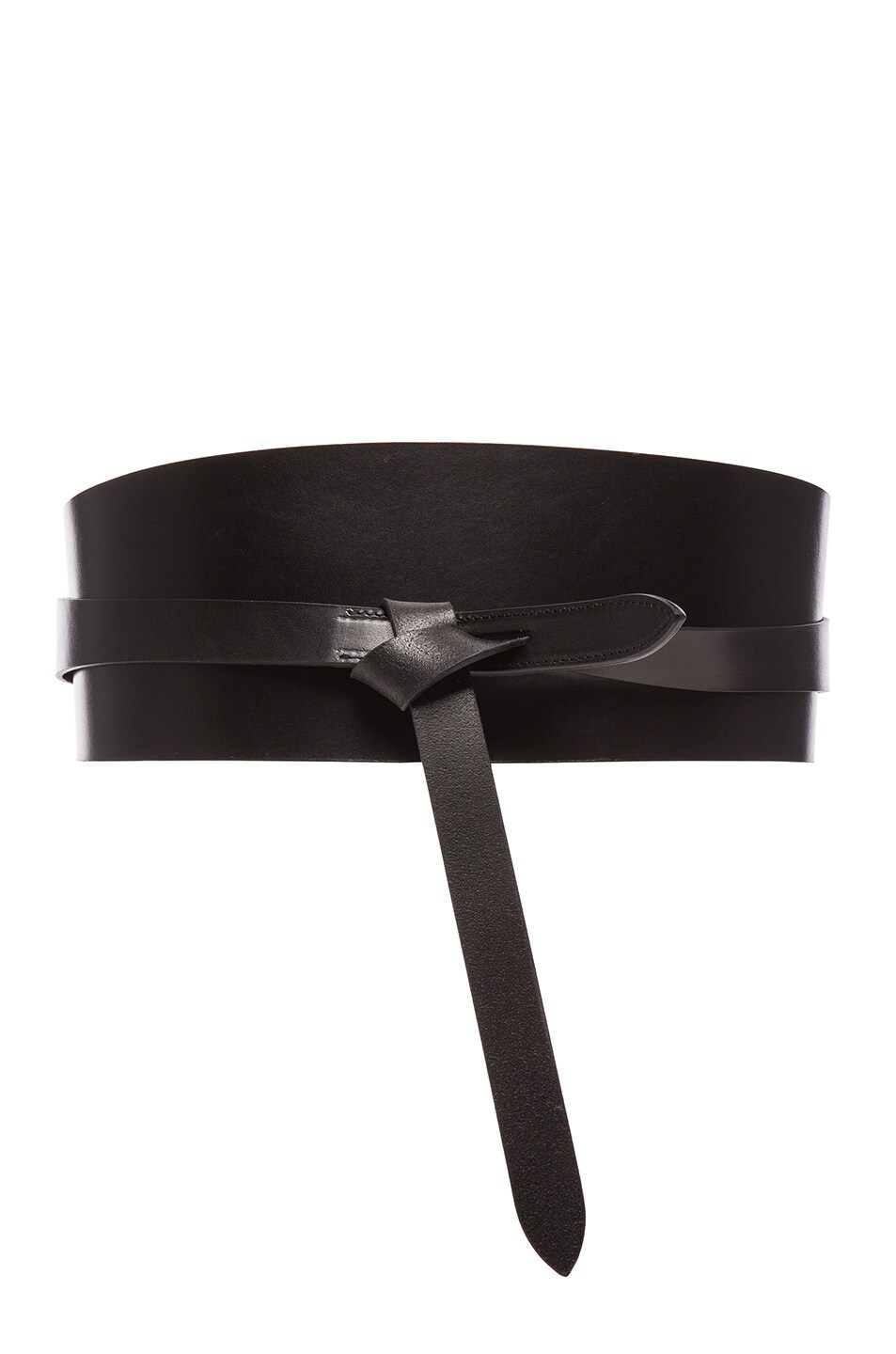 Image 1 of Isabel Marant Dudley Over Leather Belt in Black