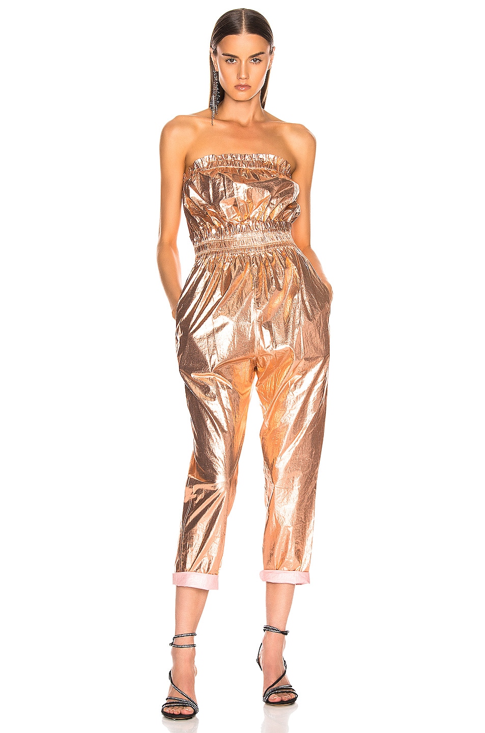 Image 1 of Isabel Marant Timi Overall in Rosegold