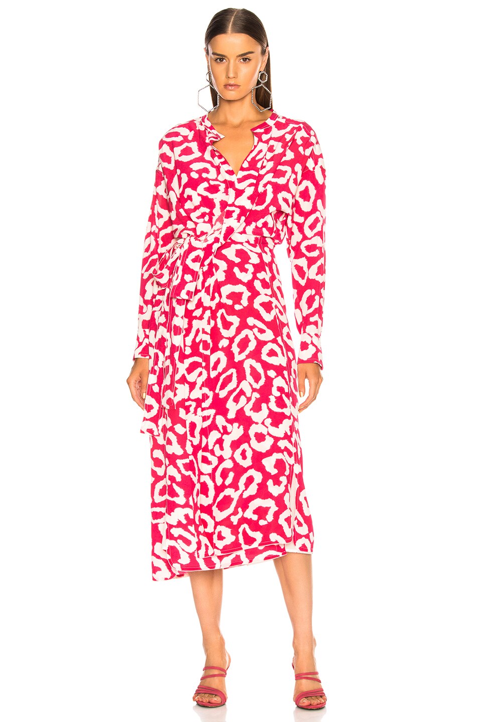 Image 1 of Isabel Marant Calypso Dress in Pink Drop