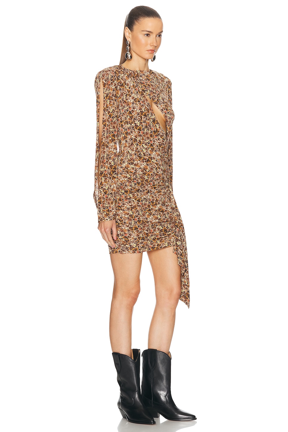 Shop Isabel Marant Vinia Dress In Cinnamon