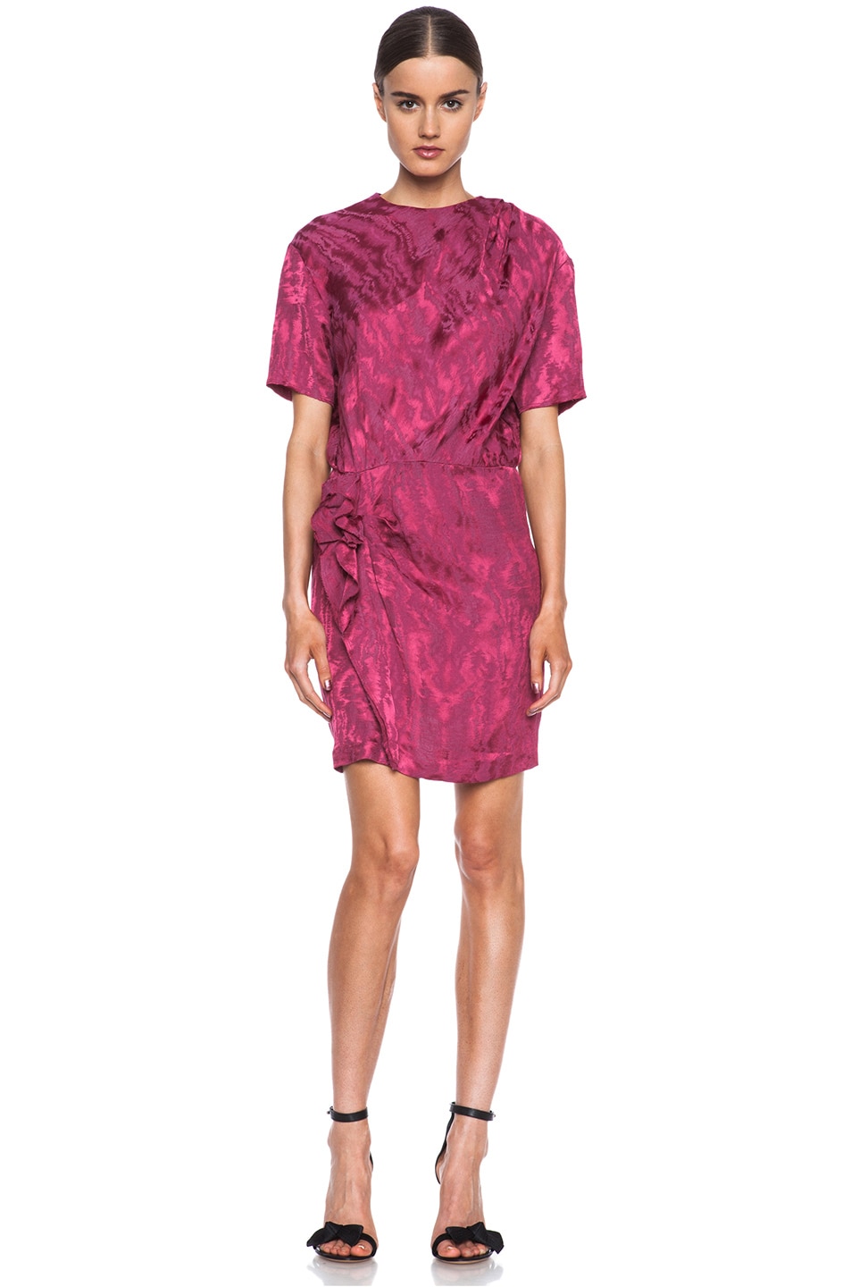 Image 1 of Isabel Marant Yann Viscose-Blend Dress in Raspberry