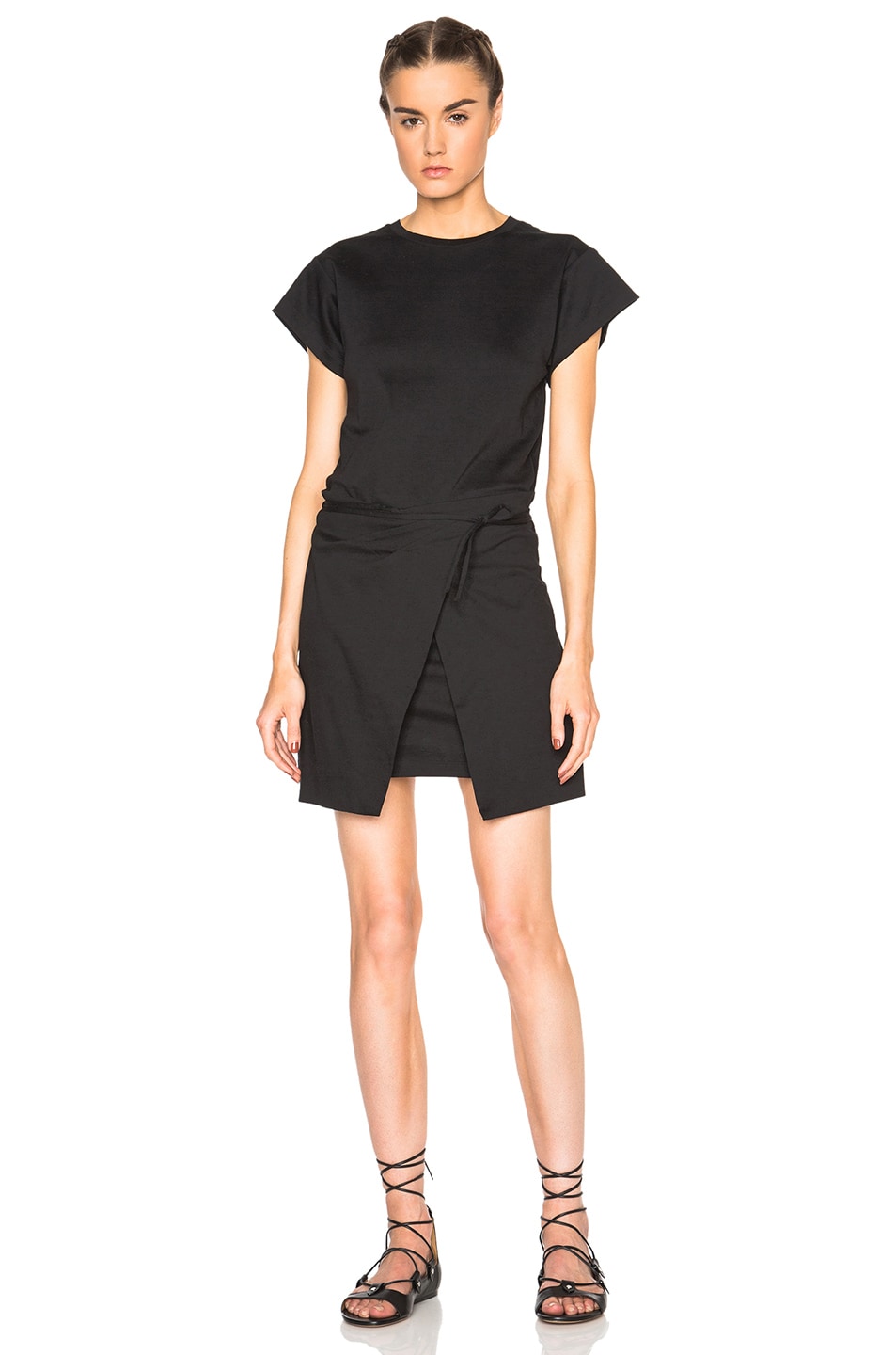 Image 1 of Isabel Marant Senga Chic Tee Shirt Dress in Black