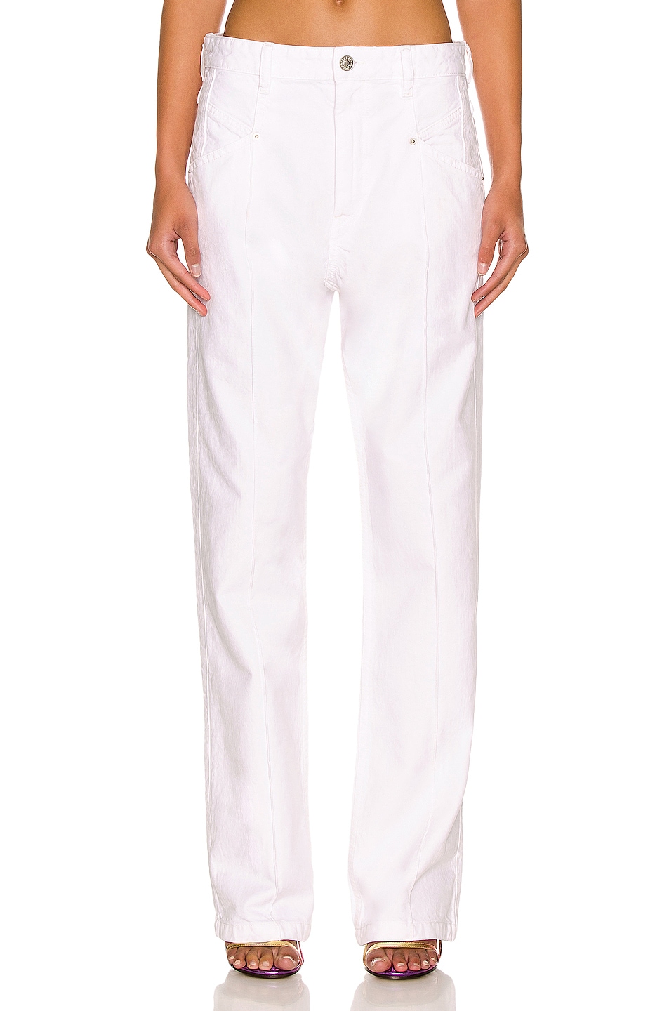 Image 1 of Isabel Marant Nadege Straight in White