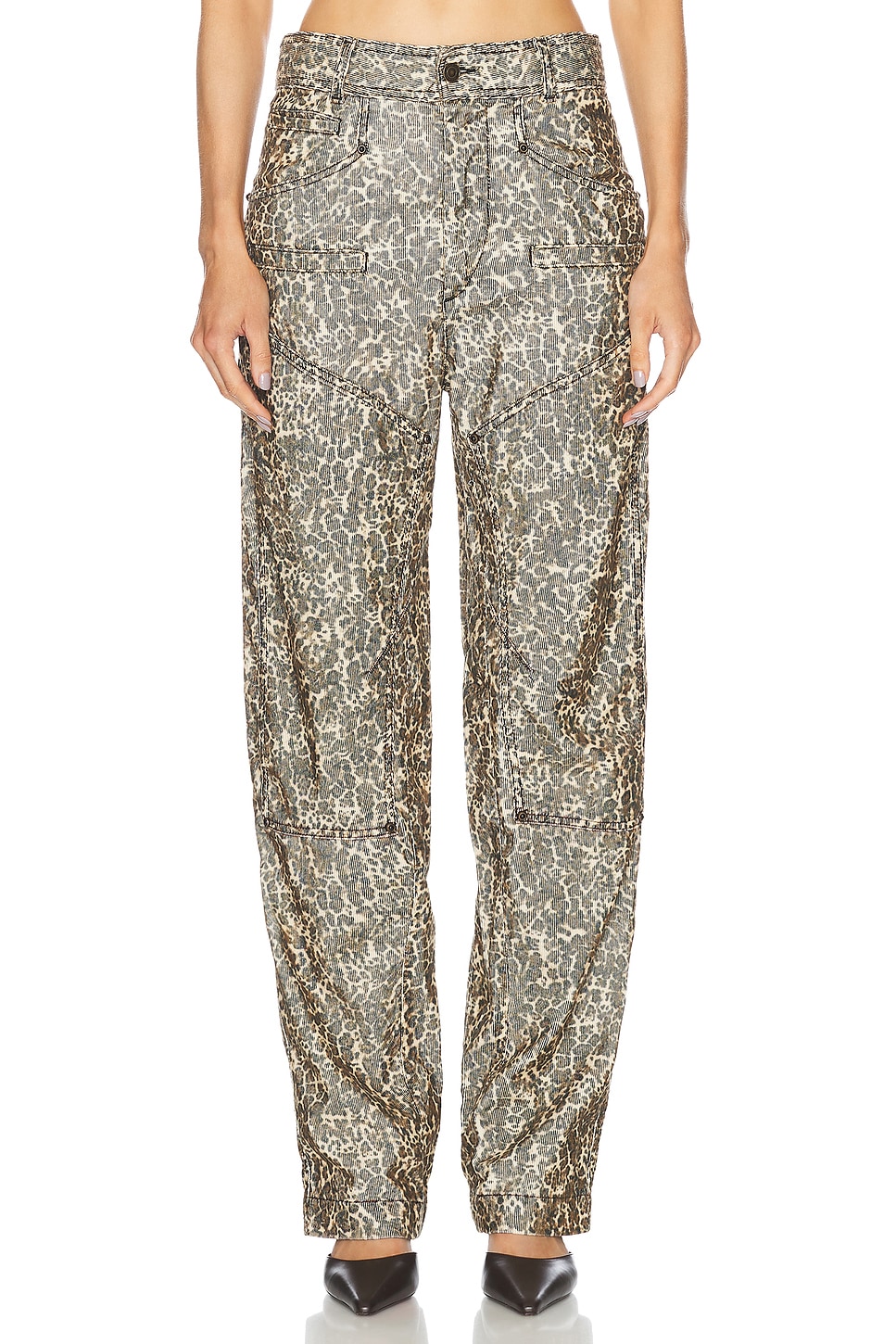 Image 1 of Isabel Marant Emmy Baggy in Leopard