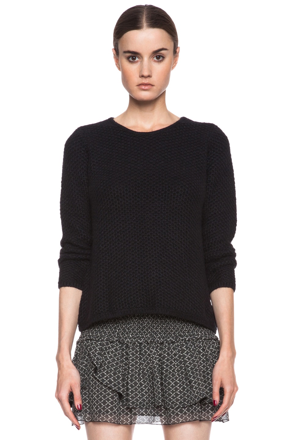 Isabel Marant Isaac Knit Sweater in Black | FWRD