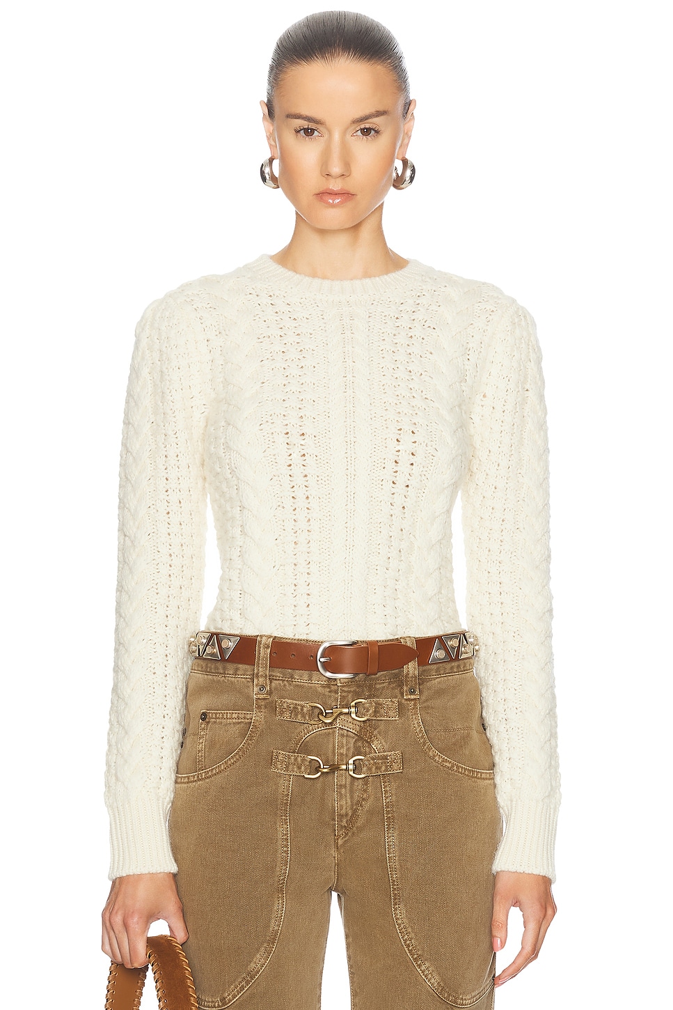 Image 1 of Isabel Marant Otilia Sweater in Ecru