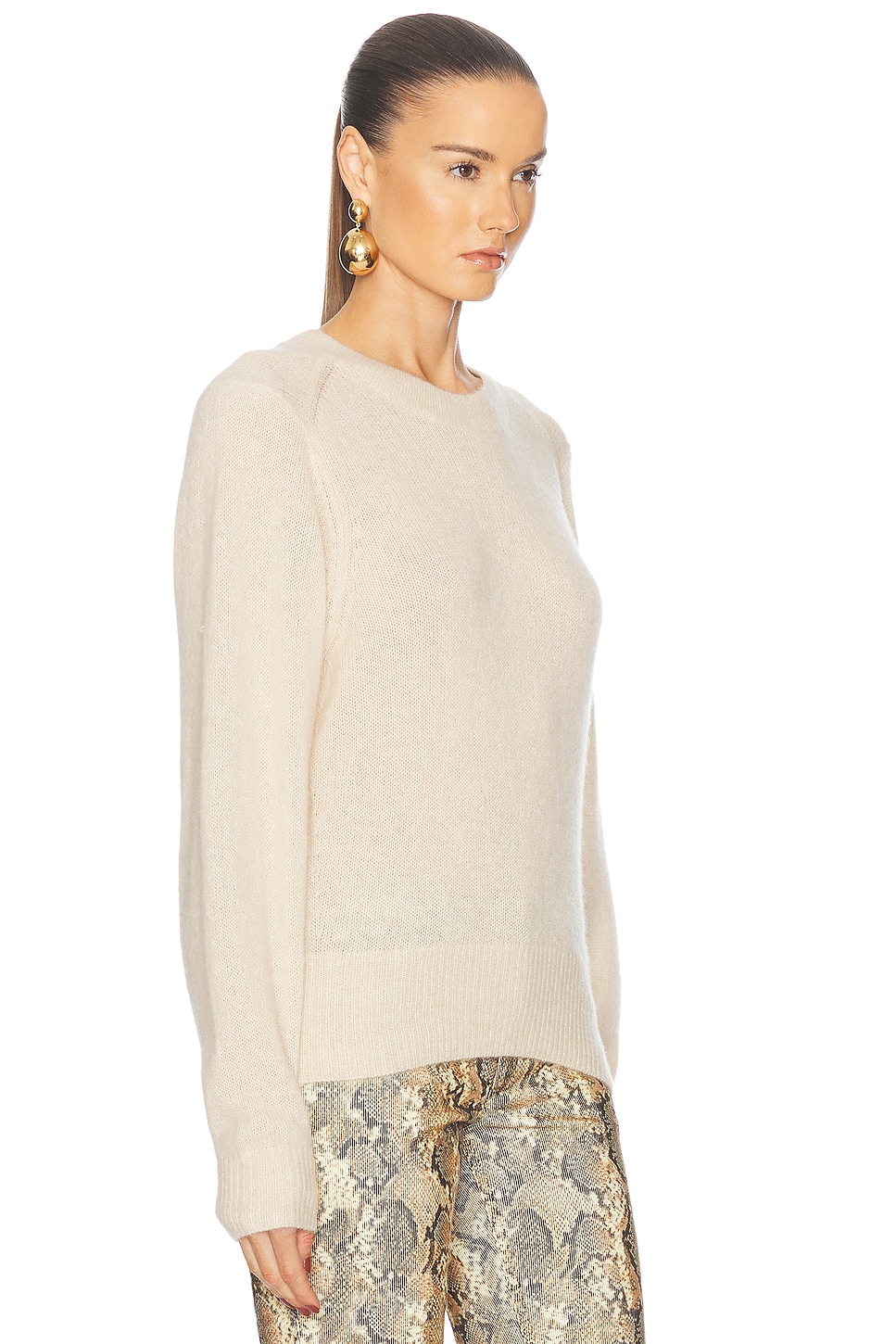 Shop Isabel Marant Lusia Sweater In Beige