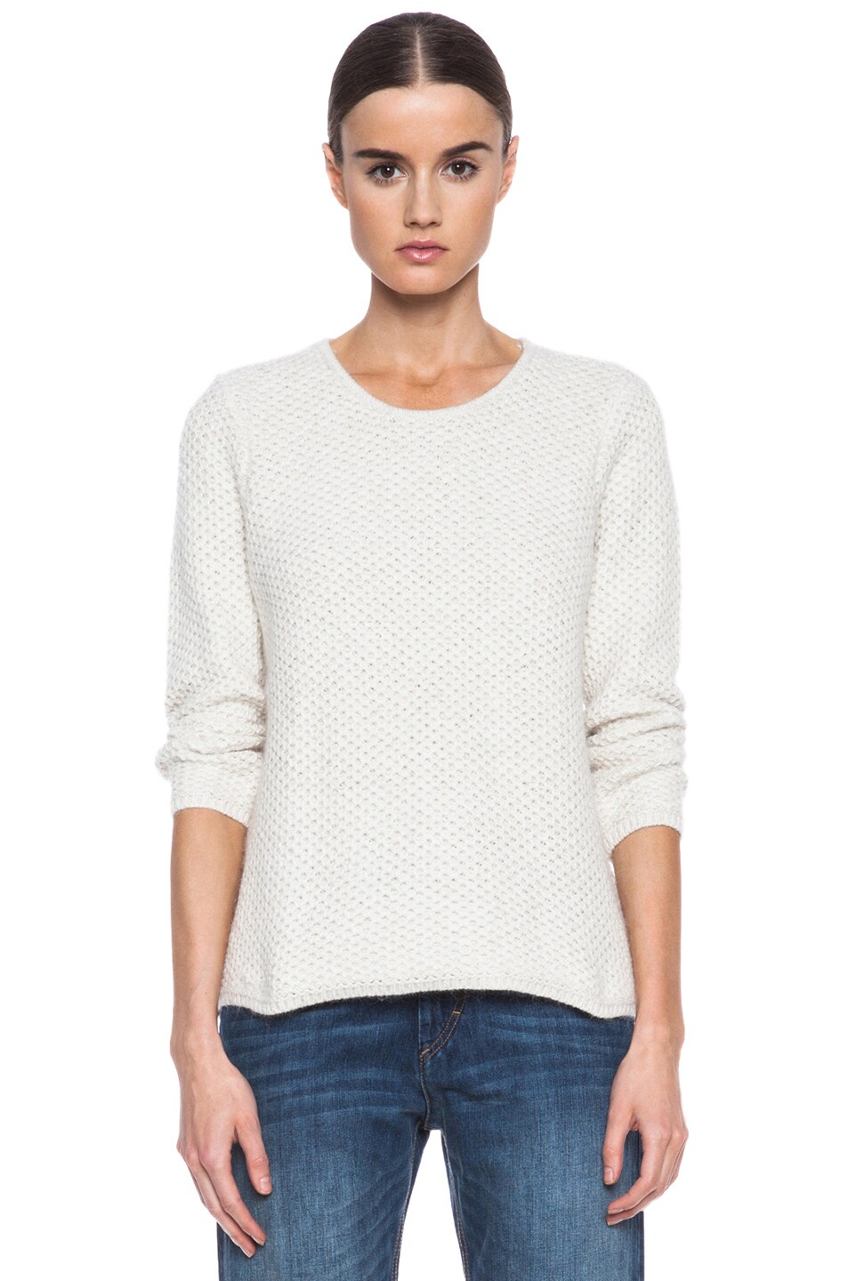 Image 1 of Isabel Marant Isaac Knit Sweater in Ecru