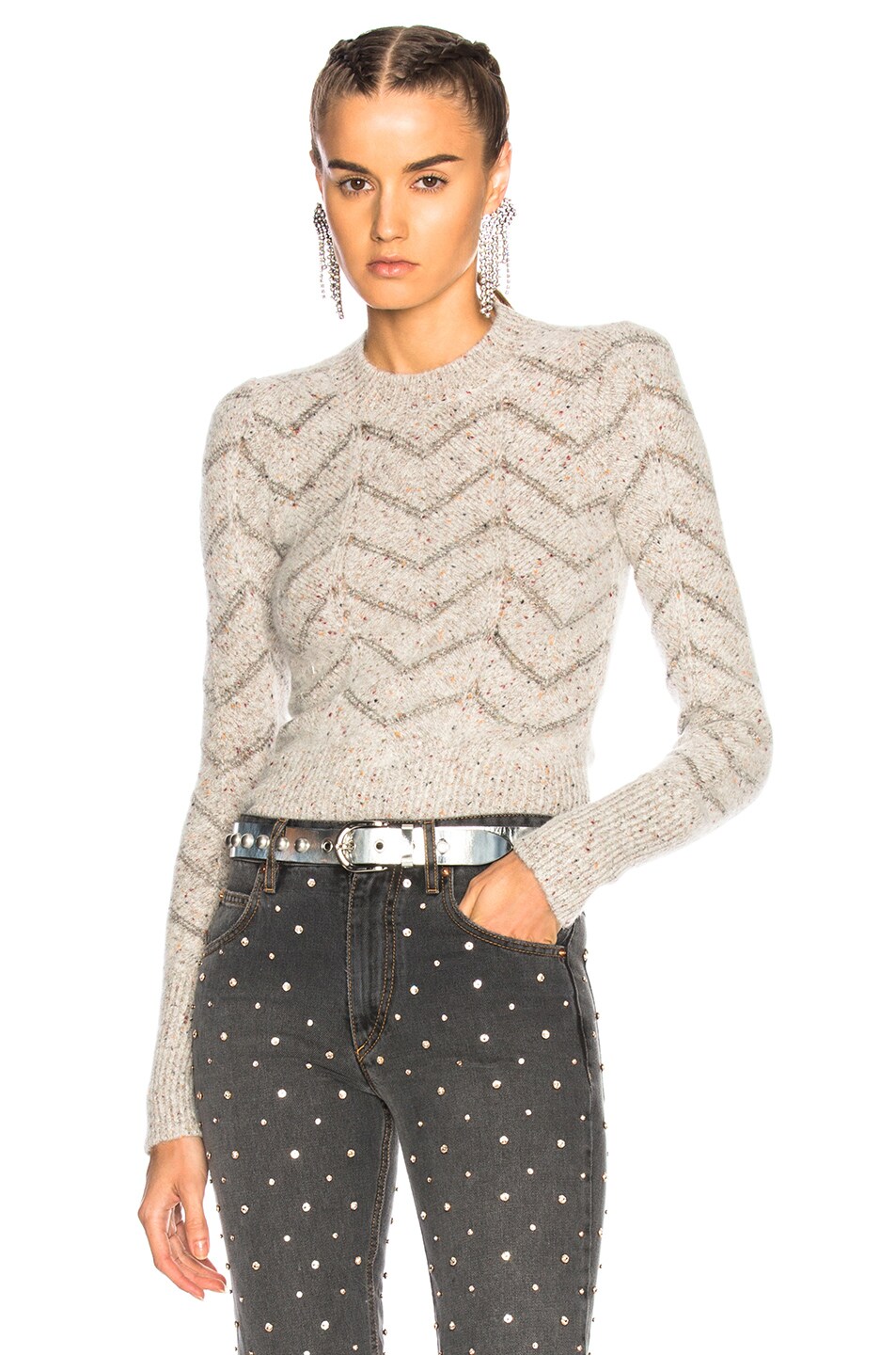 Image 1 of Isabel Marant Elson Sweater in Light Grey